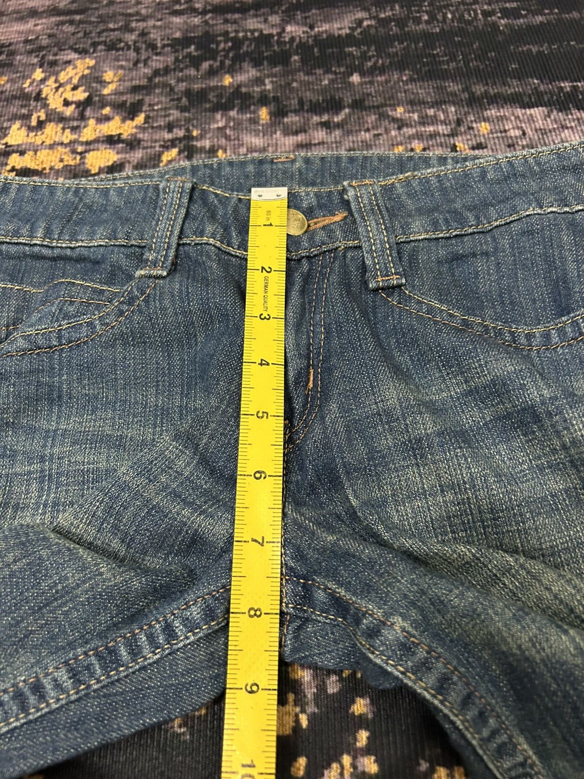If Six Was Nine Japanese Brand Sweat Hip Washed Flare Jeans Size US 28 / EU 44 - 15 Thumbnail