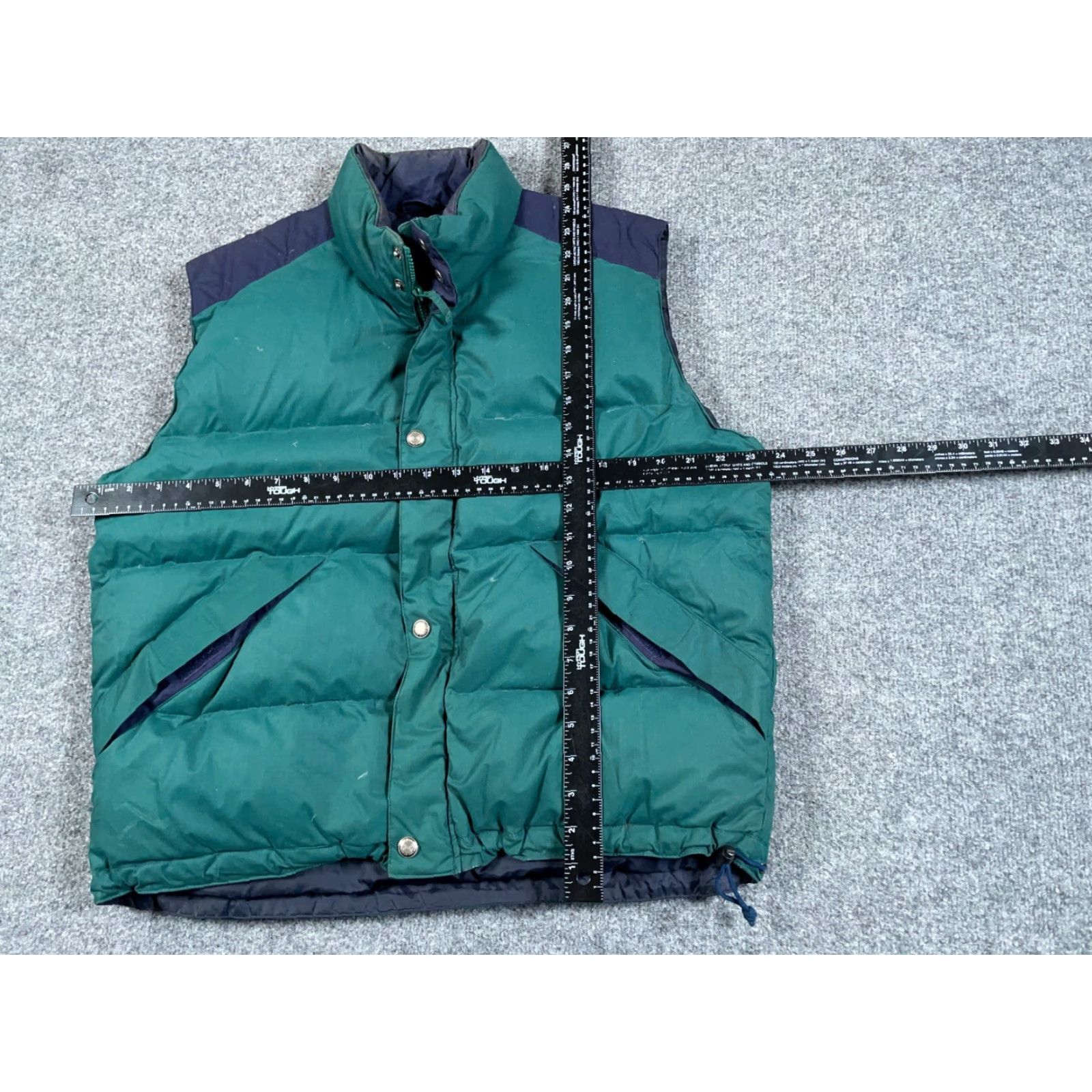 Etro VTG Sierra Sport Duck Down Puffer Vest Adult Medium Green Dark Blue Retro Size US M / EU 48-50 / 2 - 4 Thumbnail