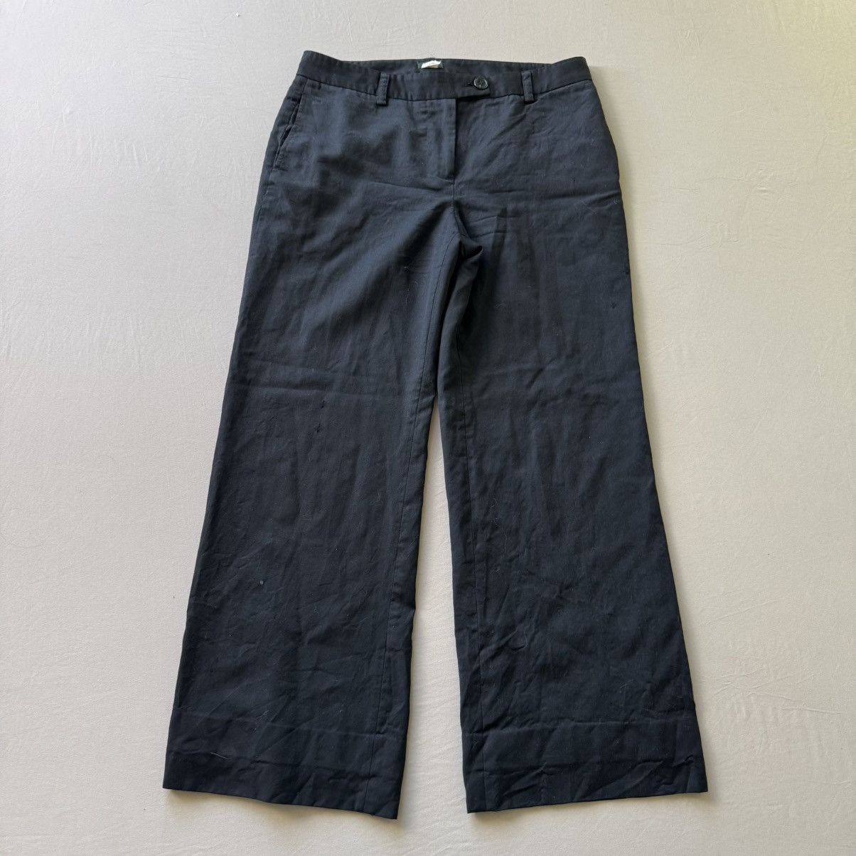 J.Crew J.Crew Wool Wide Leg Pants Size 30" / US 8 / IT 44 - 1 Thumbnail