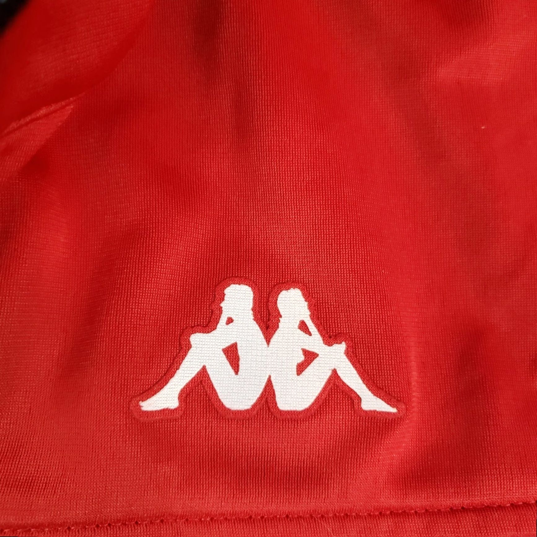 Kappa Kappa Full Zip Sweatshirt Womens Large Red Long Sleeve Logo Size L / US 10 / IT 46 - 7 Thumbnail