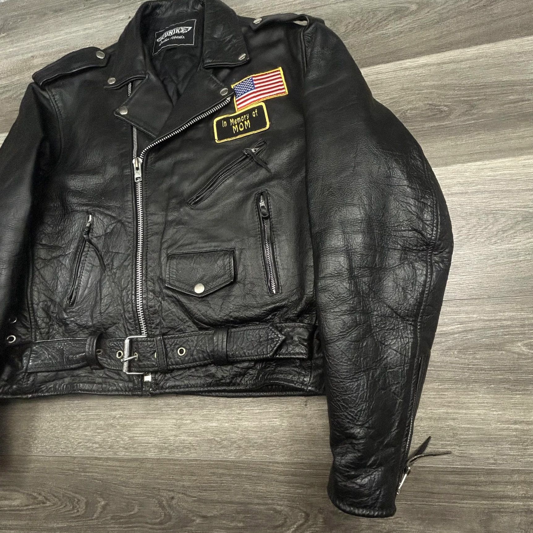 Vintage VINTAGE Harley-Davidson Motorcycle Leather Jacket Mens XL Black 90s Belted Quilted Padded Zip Front Size US XL / EU 56 / 4 - 4 Thumbnail