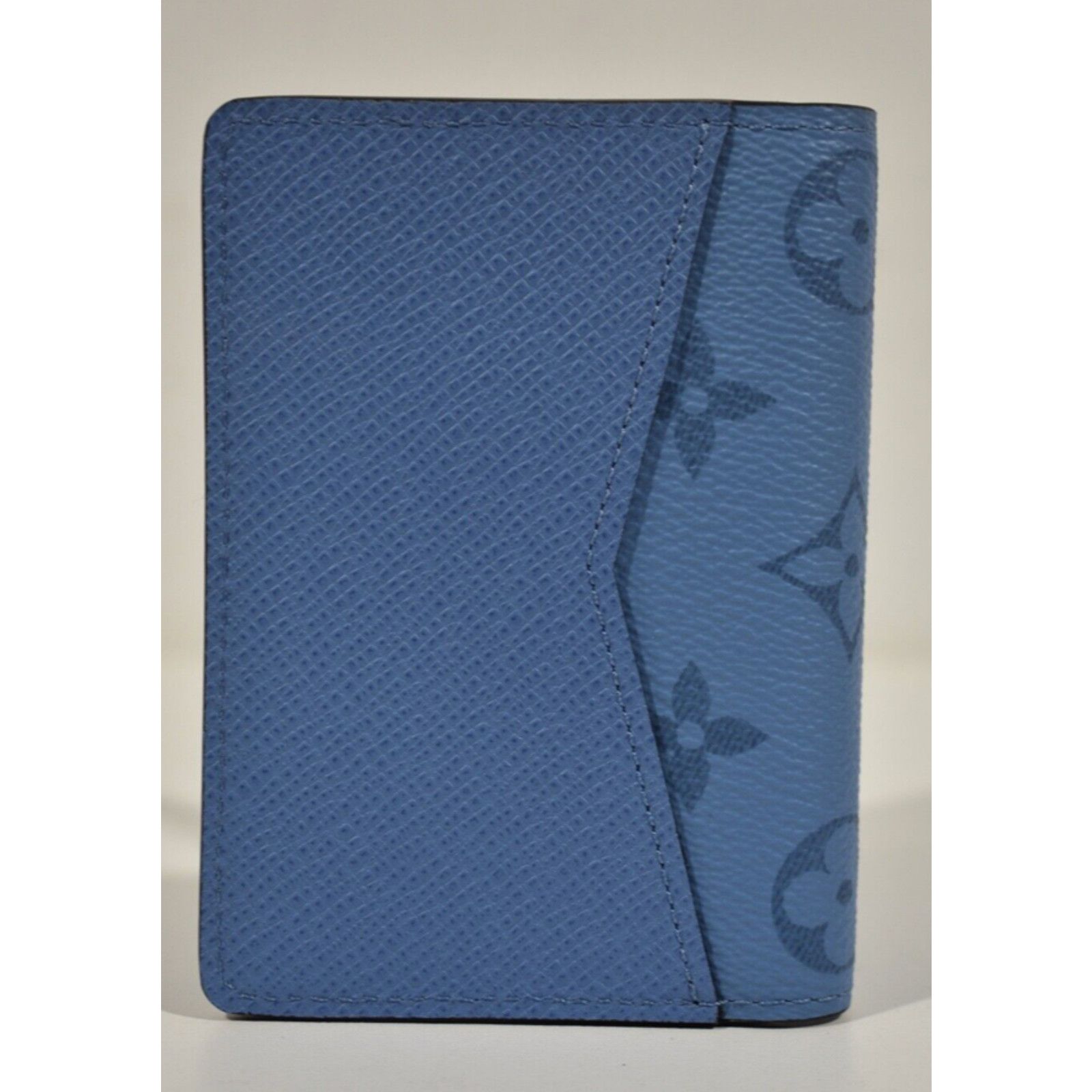 Louis Vuitton Louis Vuitton Blue Monogram Logo Pocket Organizer Wallet Size ONE SIZE - 7 Thumbnail