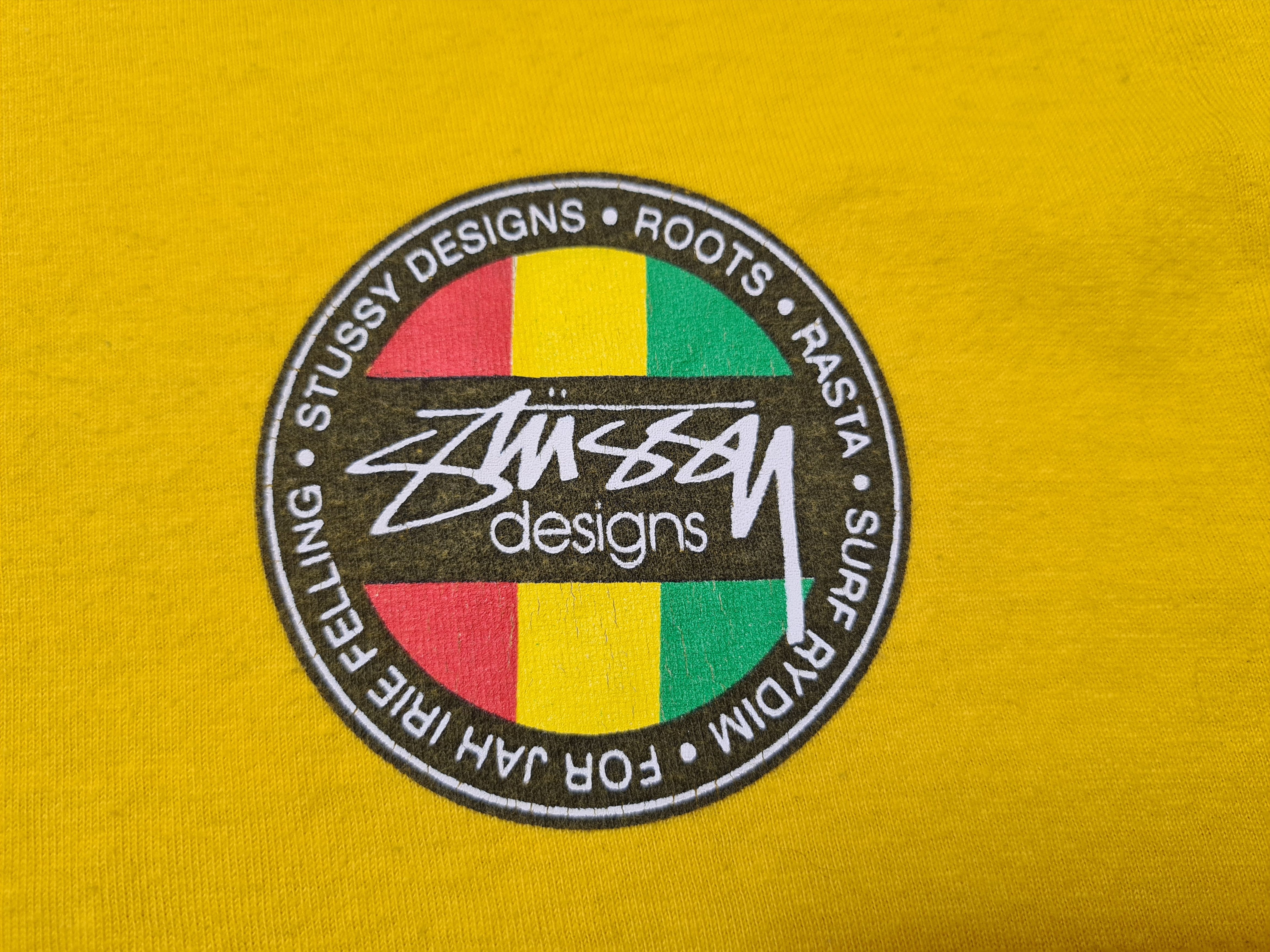 Stussy × Vintage VINTAGE STUSSY SHIRT 90s RETRO RARE STUSSY DESIGNS T-SHIRT Size US S / EU 44-46 / 1 - 5 Thumbnail