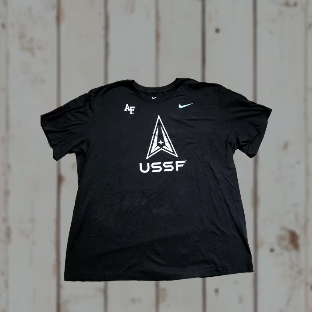 Nike Nike USSF Space Force Shirt Mens 2XL Black AF Graphic Tee Crewneck Military Size US XXL / EU 58 / 5 - 1 Thumbnail