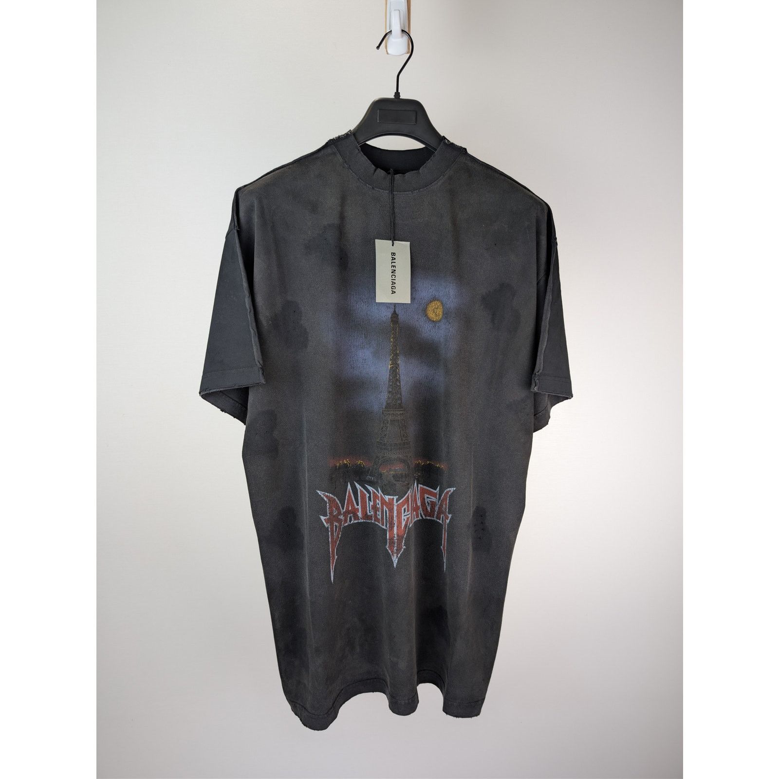 トップス 24SS Paris Moon Oversized TeeVintage Balenciaga Balenciaga Paris Moon T-shirt Oversized | Grailed