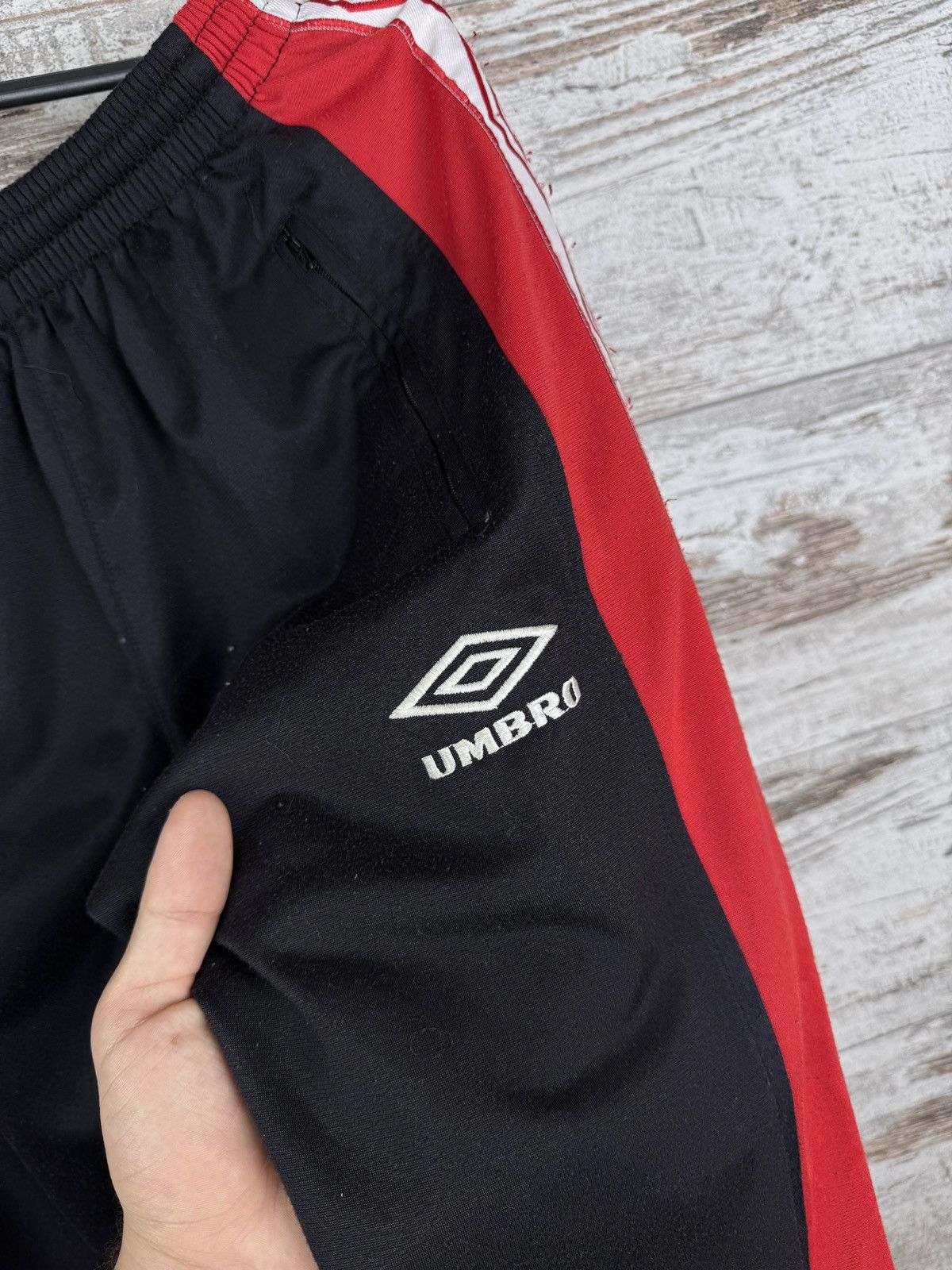 Umbro × Vintage Vintage Umbro Manchester United FC SHARP sport suits jacket Size US XS / EU 42 / 0 - 19 Thumbnail