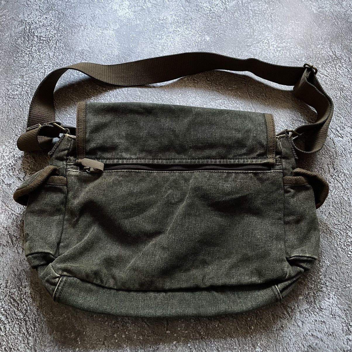 Vintage Vintage 90s Military Nylon Shoulder Bag Olive Drab Swag OS Size ONE SIZE - 10 Thumbnail