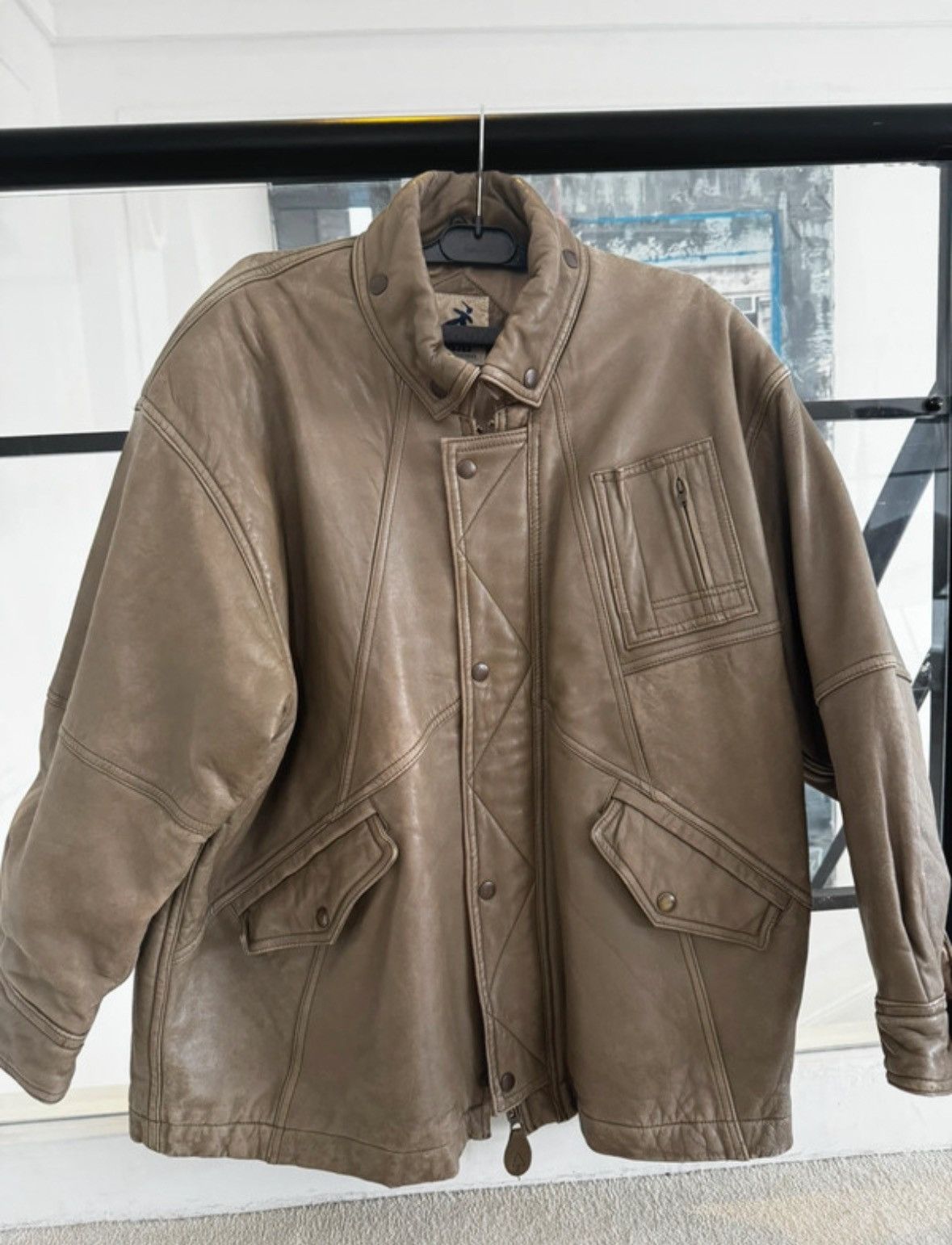Issey Miyake Leather jacket HAI sporting by Issey miyake Size US M / EU 48-50 / 2 - 1 Thumbnail