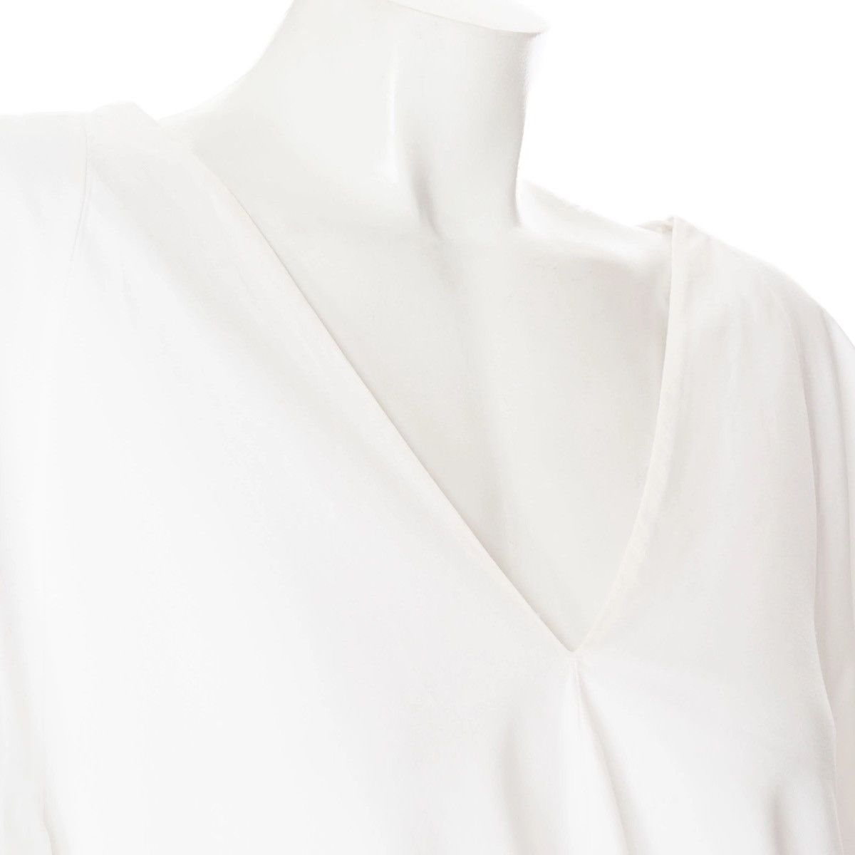 The Row The Row Lianne White V-Neck Tent Dress 2018 Size S / US 4 / IT 40 - 5 Thumbnail