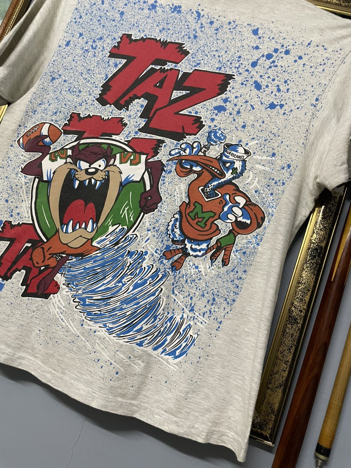 Vintage Vintage 90s Iconic Taz Manian Devil Ovp Pop Culture Tshirt Size US L / EU 52-54 / 3 - 13 Thumbnail