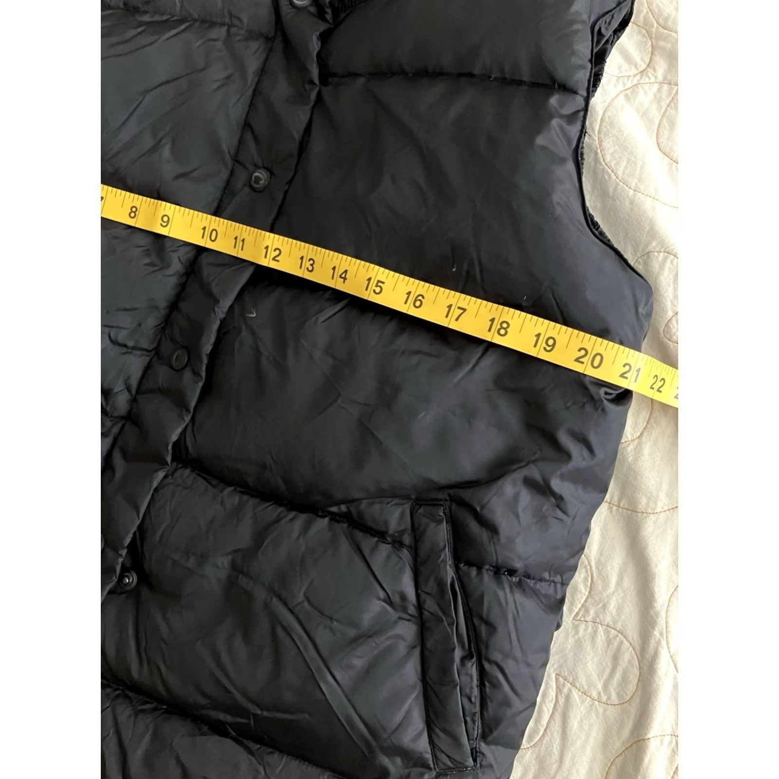 Vintage Cabela's Vest Womens Medium Black Premier Northern Goose Down Outerwear Puffer Vest with Pockets Size M / US 6-8 / IT 42-44 - 3 Thumbnail