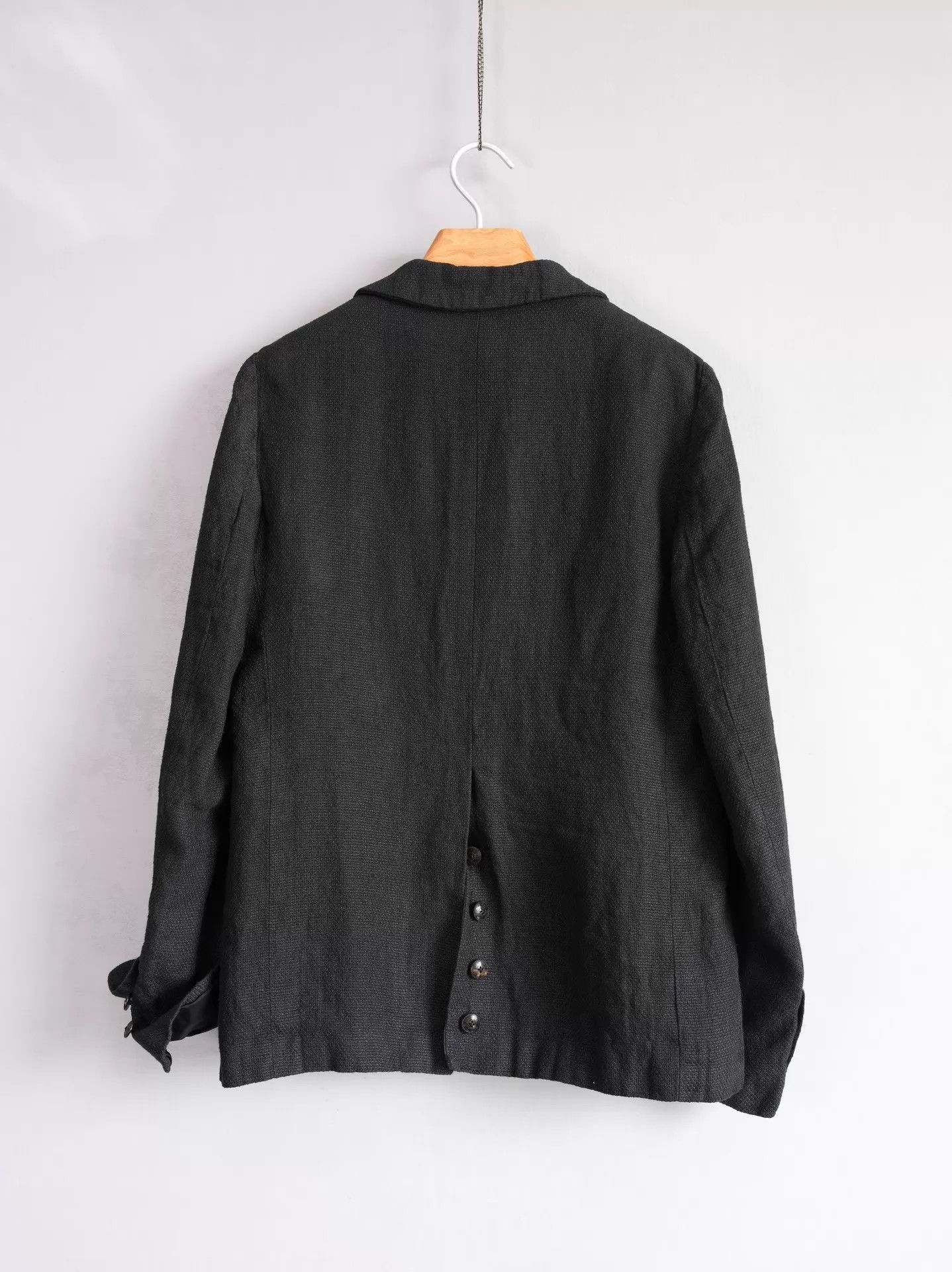 Geoffrey B. Small Geoffrey B. Small GRJ07 WoolLinen Carved Button Blazer Size US S / EU 44-46 / 1 - 7 Thumbnail