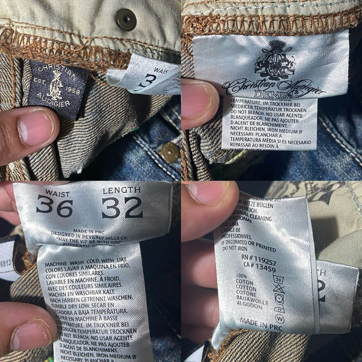 Christian Audigier Christian Audigier Y2K Size US 36 / EU 52 - 6 Thumbnail