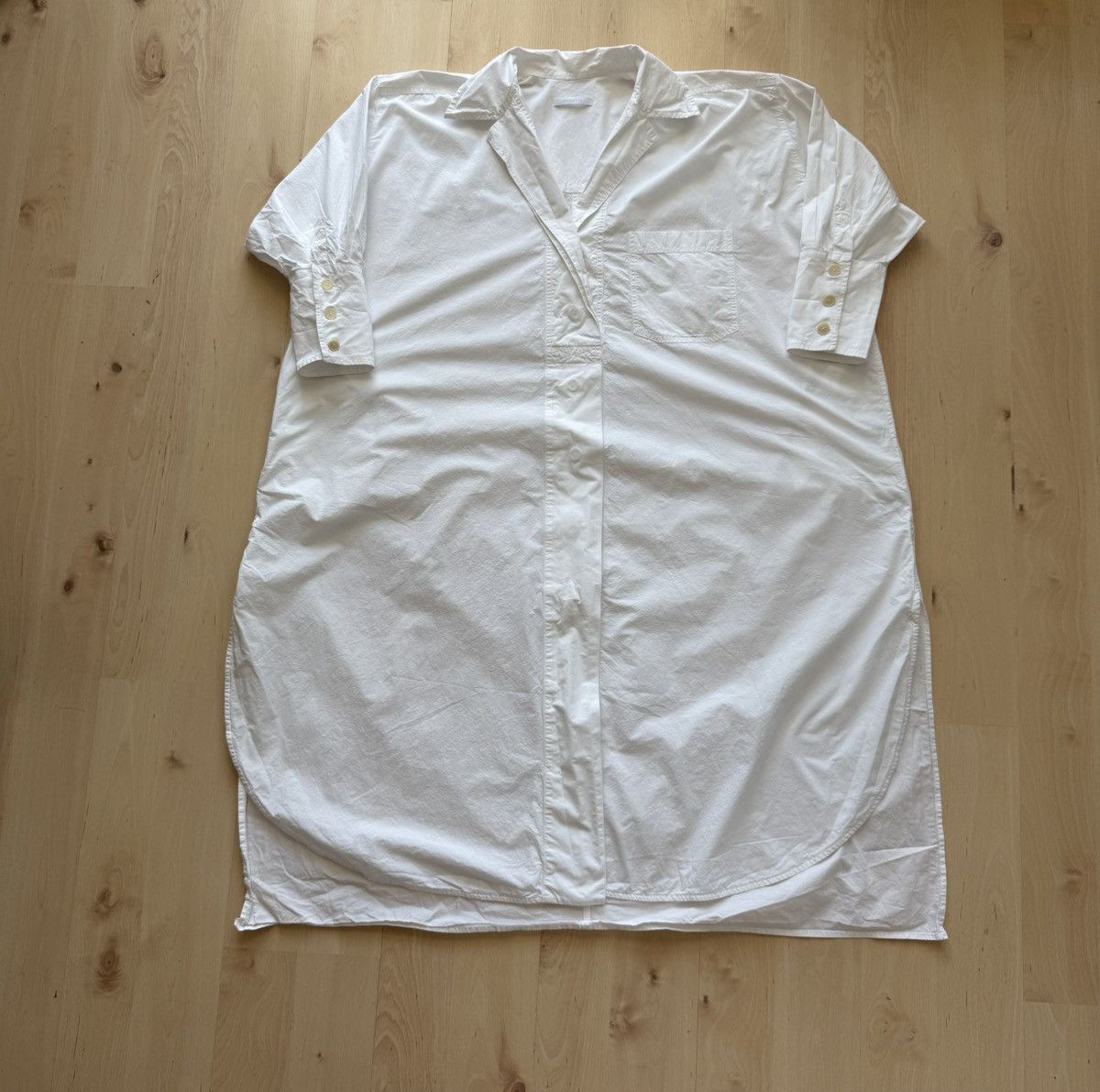 Other Bagutta white long oversized button down dress 3/4 sleeve Size S / US 4 / IT 40 - 3 Thumbnail