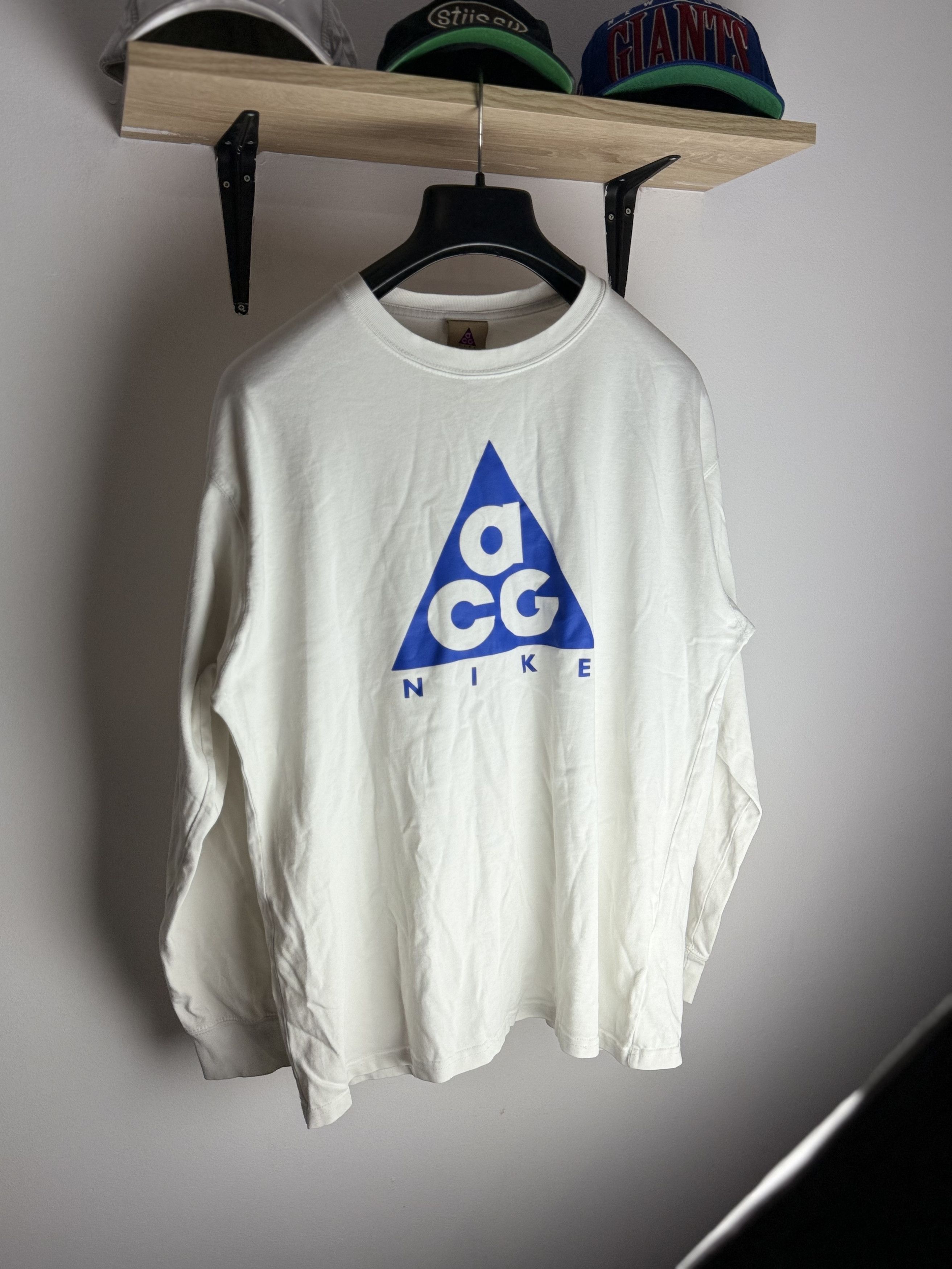 Nike ACG Nike ACG Big Logo White Long Sleeve Tee Size US M / EU 48-50 / 2 - 1 Thumbnail