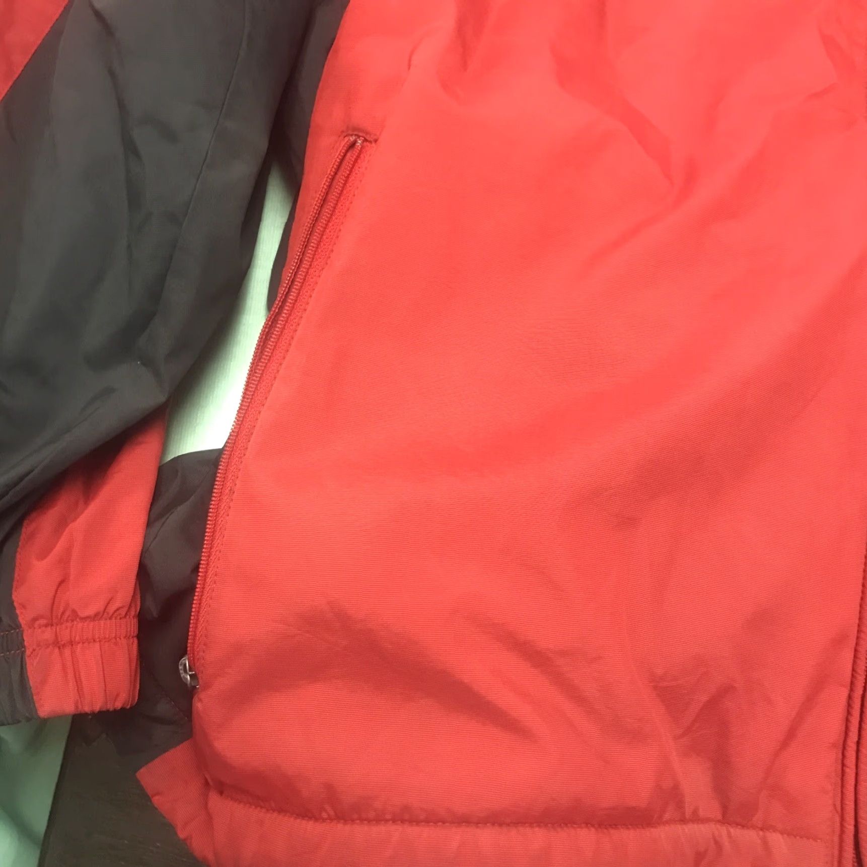 Nike Nike Fleece Lined Full Zip Athletic Jacket Swoosh Logo Red Mens XL Size US XL / EU 56 / 4 - 3 Thumbnail