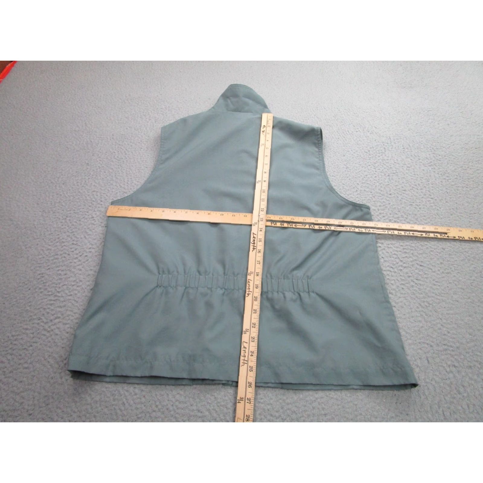 Callaway Callaway Golf Vest Womens XL Gray Peached Microfiber Nordstrom Full Zip Pockets Size XL / US 12-14 / IT 48-50 - 6 Thumbnail