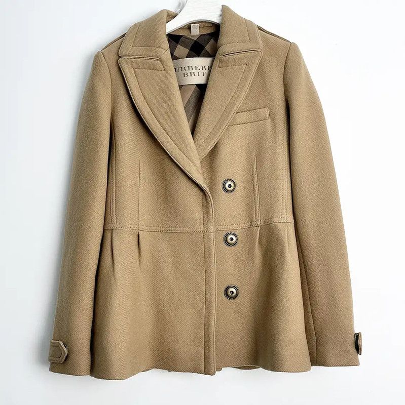 Burberry Burberry Khaki Women's Coat Size ONE SIZE - 1 Thumbnail