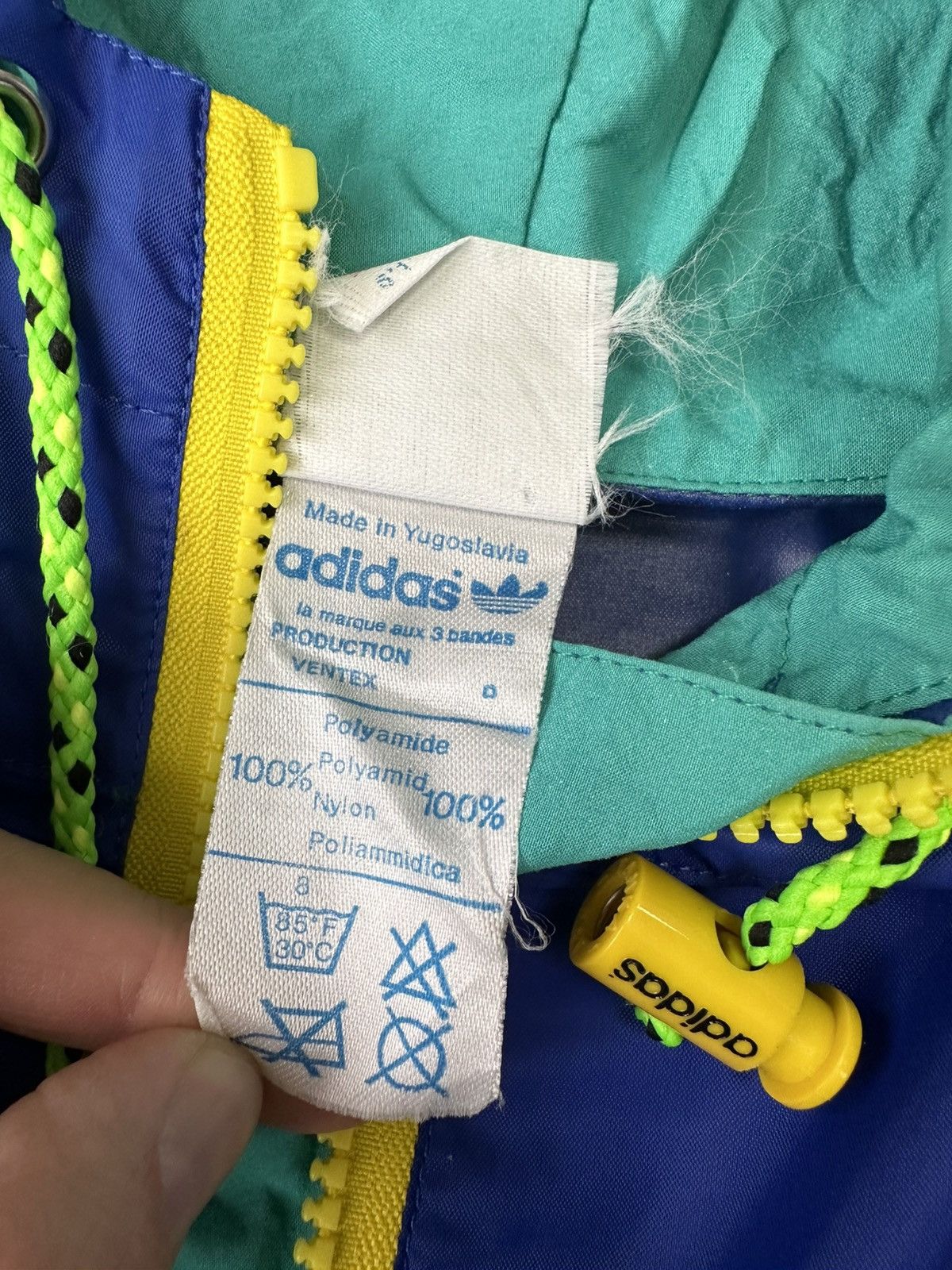 Adidas Vintage Adidas New Bound Rare Anorak Jacket Size US L / EU 52-54 / 3 - 7 Thumbnail