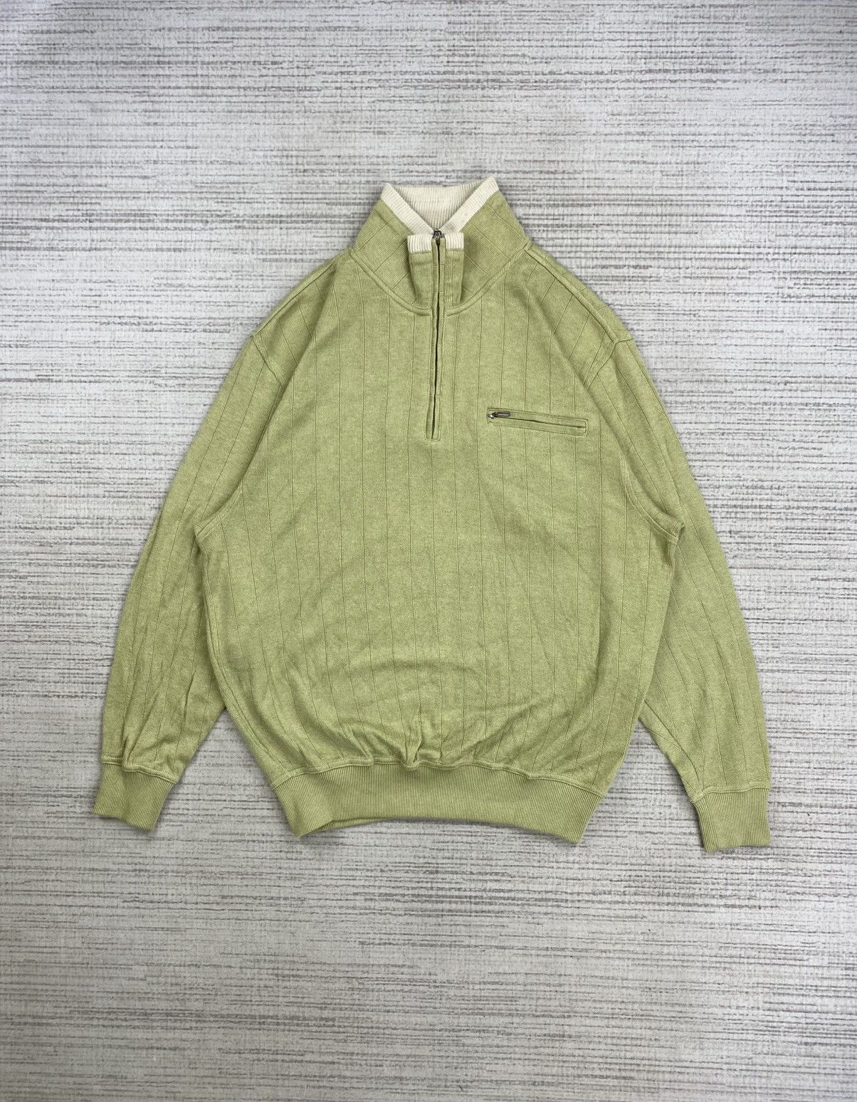 Japanese Brand × Kansai Yamamoto × Vintage Vintage 90s Sissy By Kansai Yamamoto Half Zipper Sweatshirt Size US XL / EU 56 / 4 - 1 Thumbnail