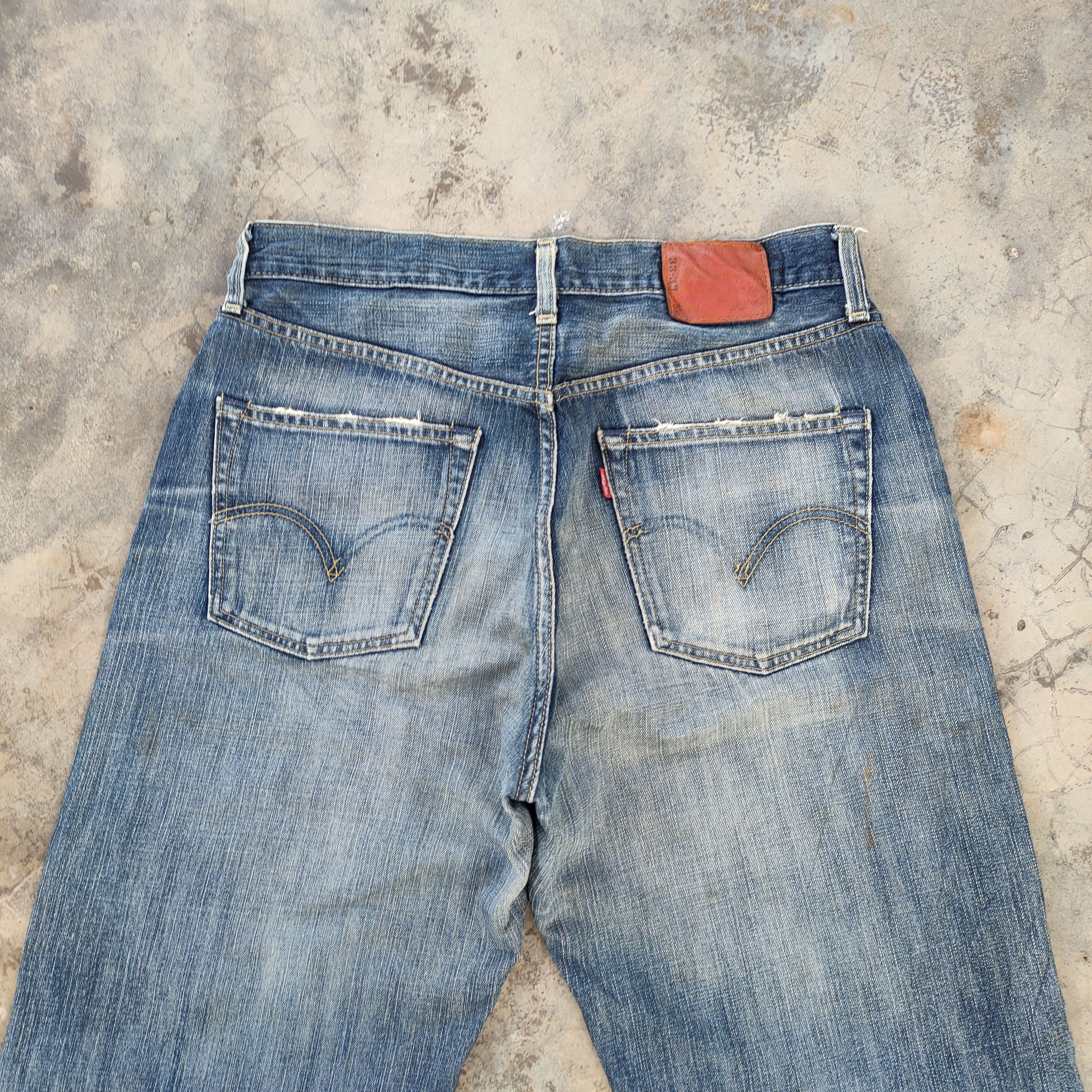 Levi's Vintage Levi's 503 ripped faded jeans denim pants Size US 34 / EU 50 - 12 Thumbnail