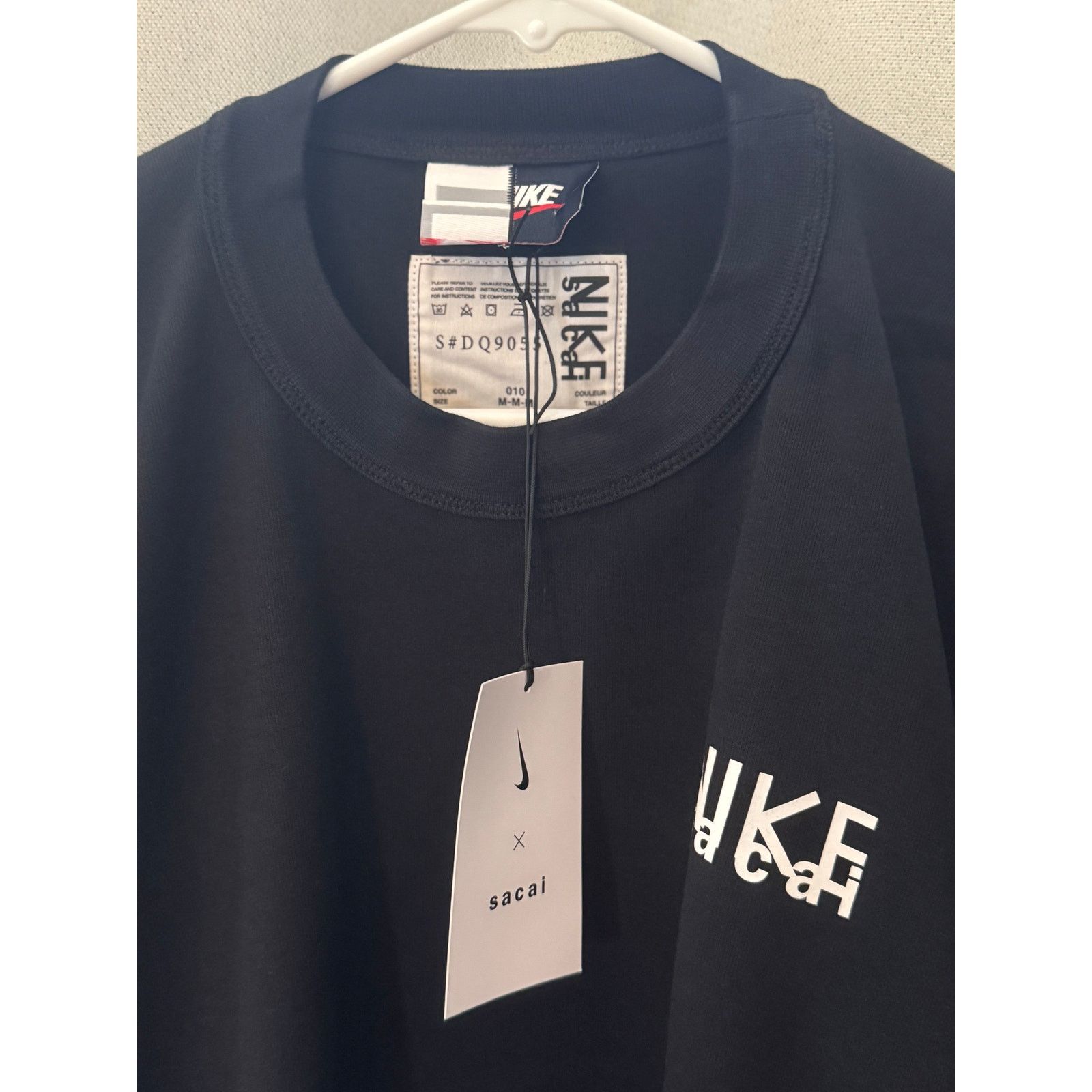 Nike × Sacai Nike Sacai SG Top Black unisex med Size M / US 6-8 / IT 42-44 - 10 Thumbnail