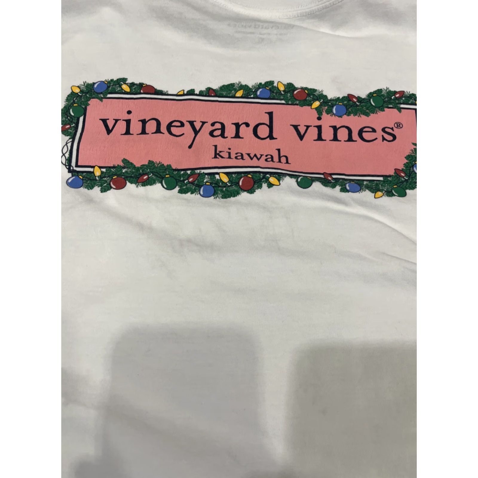 Vineyard Vines VINEYARD VINES Kiawah Long Sleeve Logo Tee White Men’s XL Shirt Mens XL White Logo 90s? Wait no. Size US XL / EU 56 / 4 - 7 Thumbnail