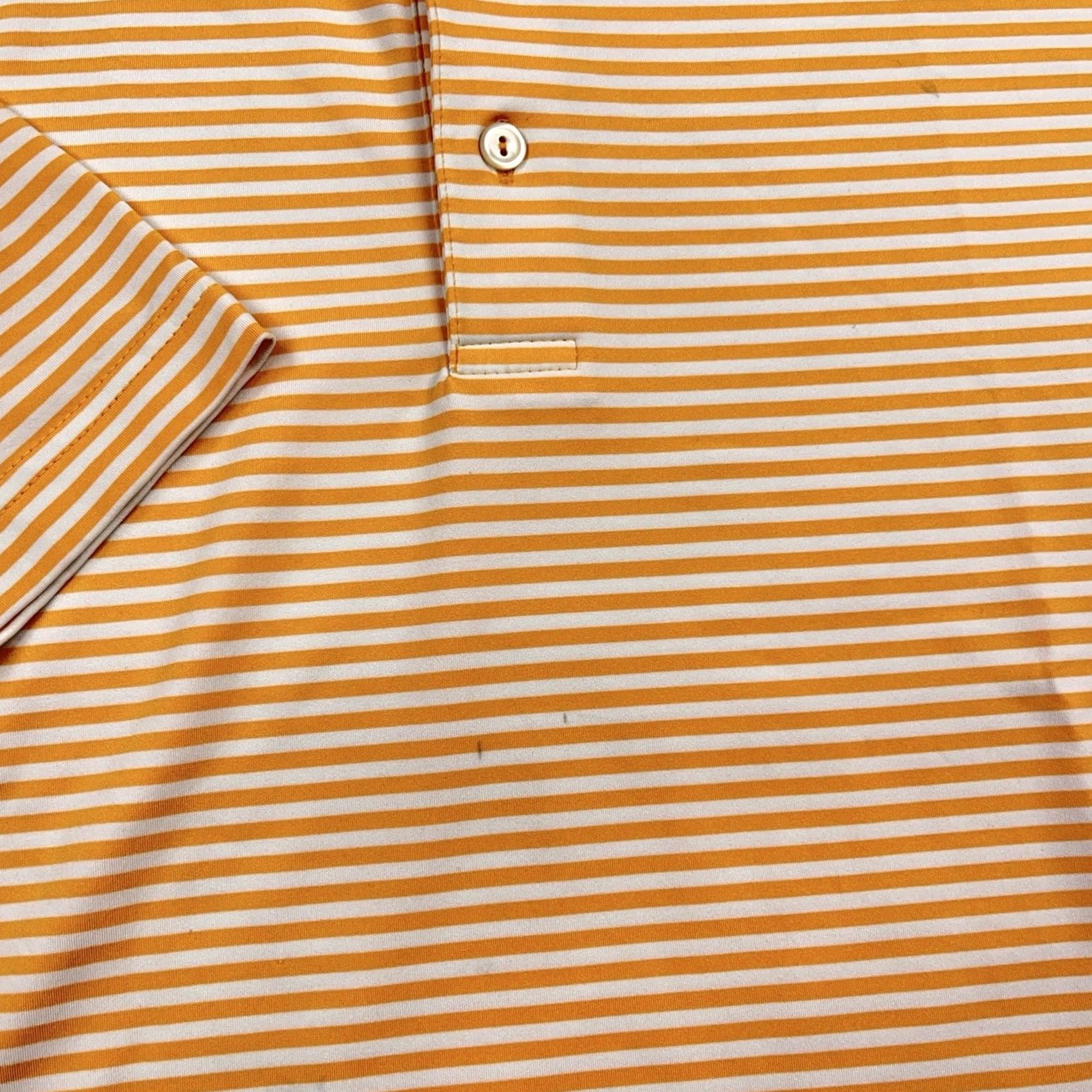 Peter Millar Peter Millar Polo Shirt Men XL Orange Striped Summer Comfort Crown Performance Shirt Polo Men Orange Striped Summer Comfort Crown Performance Size US XL / EU 56 / 4 - 3 Thumbnail