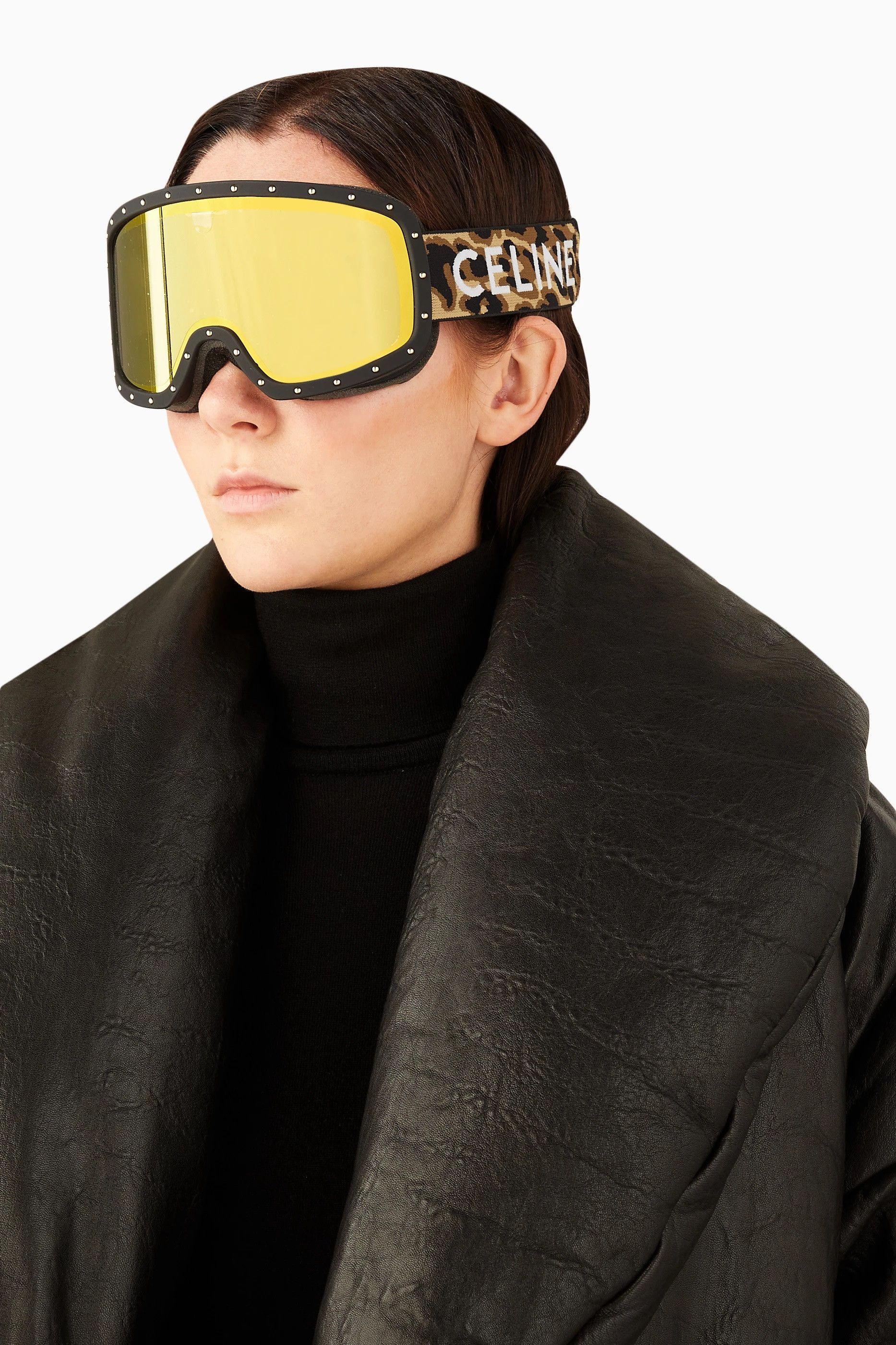 Celine Celine CL40196U SKI MASK Men 99C Animal NEW AUTHENTIC Size ONE SIZE - 12 Thumbnail