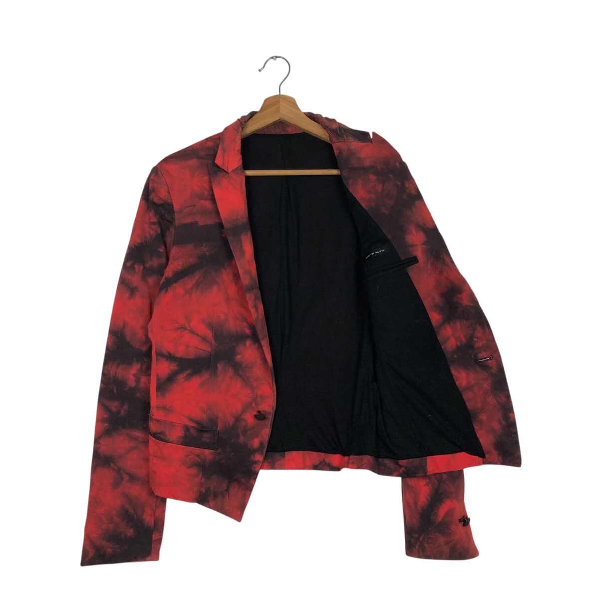 Japanese Brand 📌Cropped Biker Jacket Sos Te Nuto Acid Wash Issey Miyake Size US M / EU 48-50 / 2 - 12 Thumbnail
