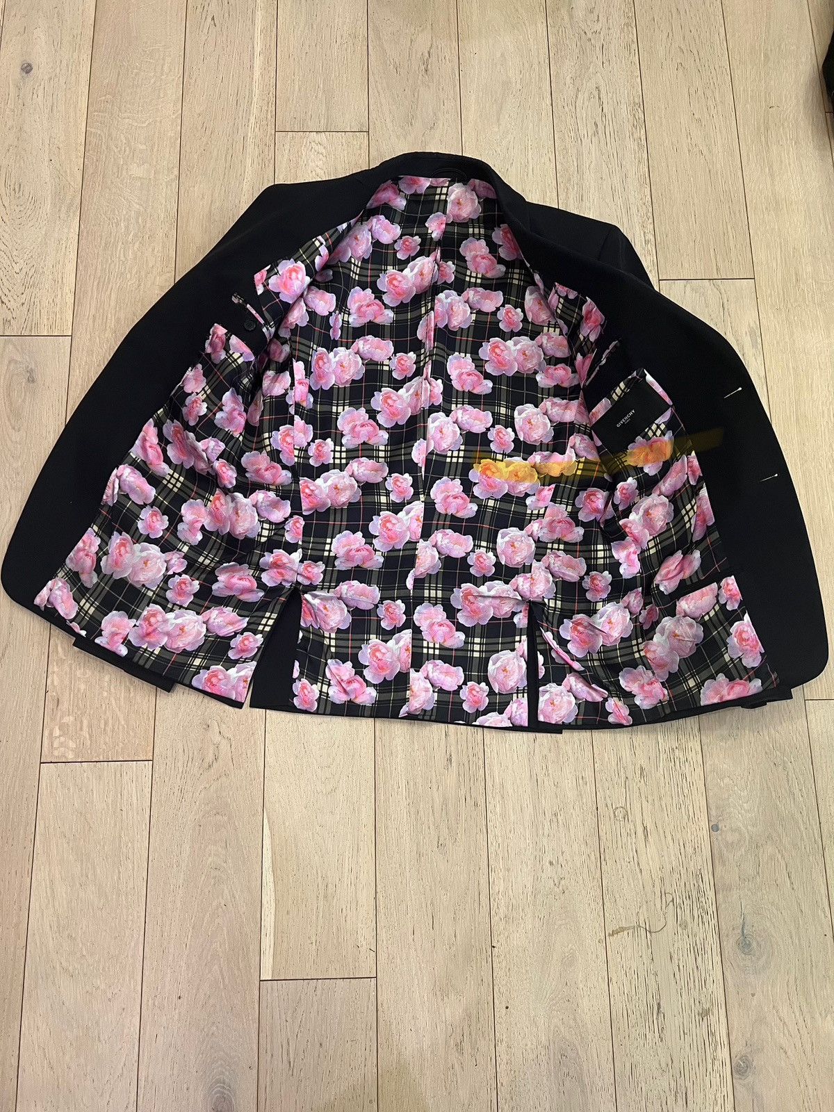 Givenchy × Riccardo Tisci Givenchy tisci Archive SS2013 tartan floral print blazer Size 50R - 4 Thumbnail
