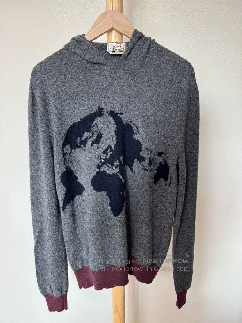 Hermes Hermes Cashmere Coat, Cashmere Sweater, 100% Cashmere Size US L / EU 52-54 / 3 - 1 Thumbnail