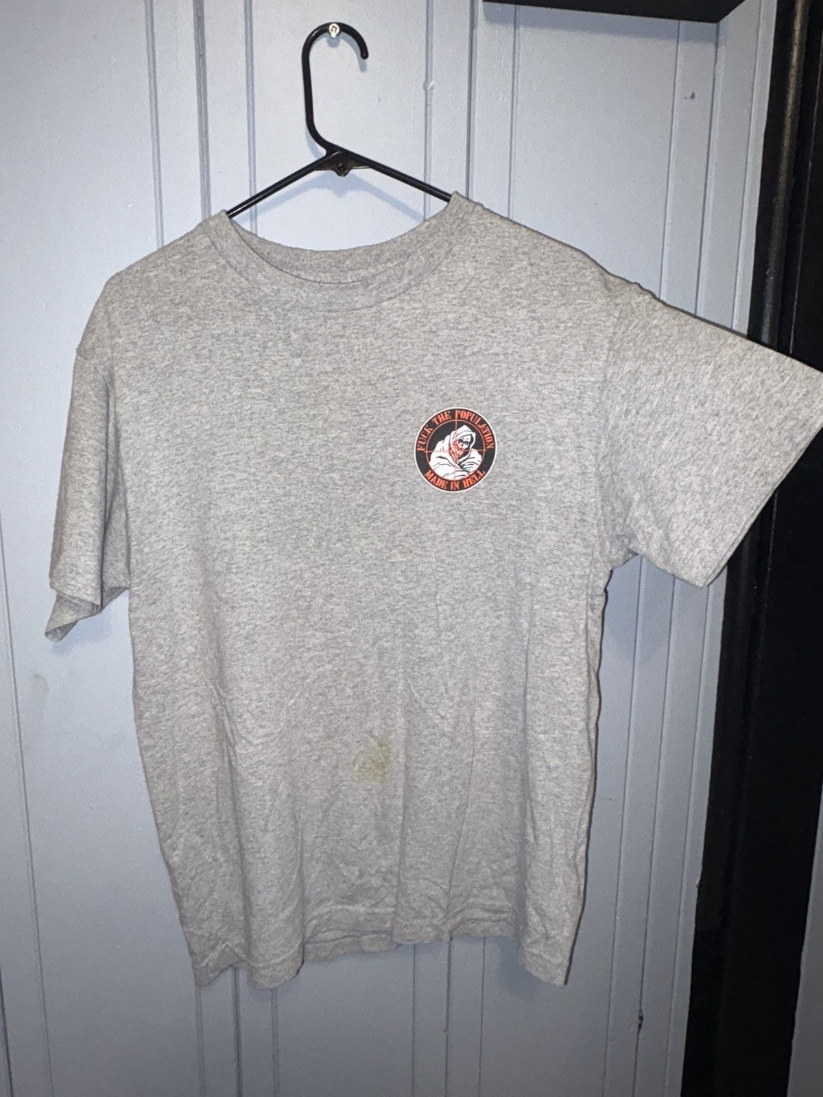 Fuck The Population FTP Grim Reaper Grey tee Size US M / EU 48-50 / 2 - 1 Thumbnail