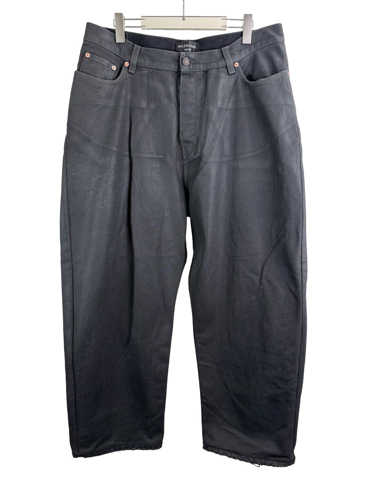 Balenciaga Balenciaga Distressed Baggy Denim Jeans Size M Size US 32 / EU 48 - 1 Thumbnail