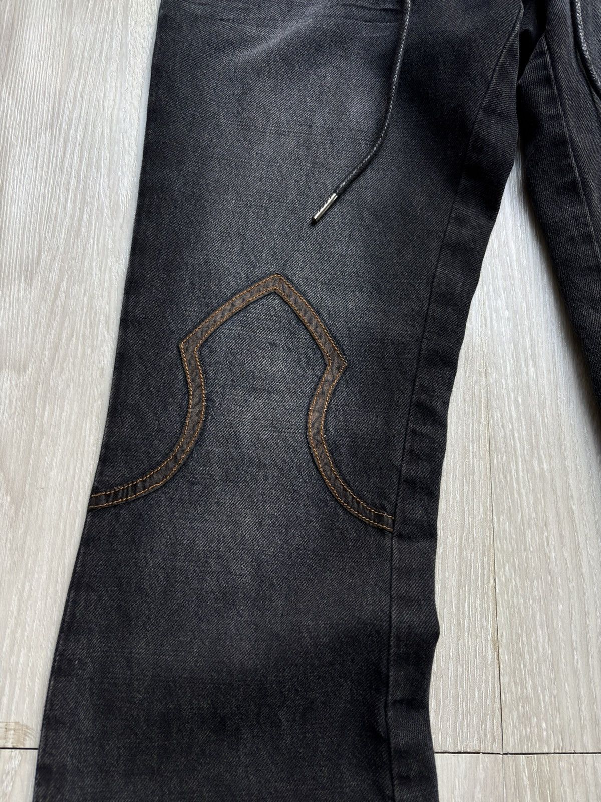 Japanese Brand VERTGARMENTS lace-up flare jeans Size US 28 / EU 44 - 2 Thumbnail