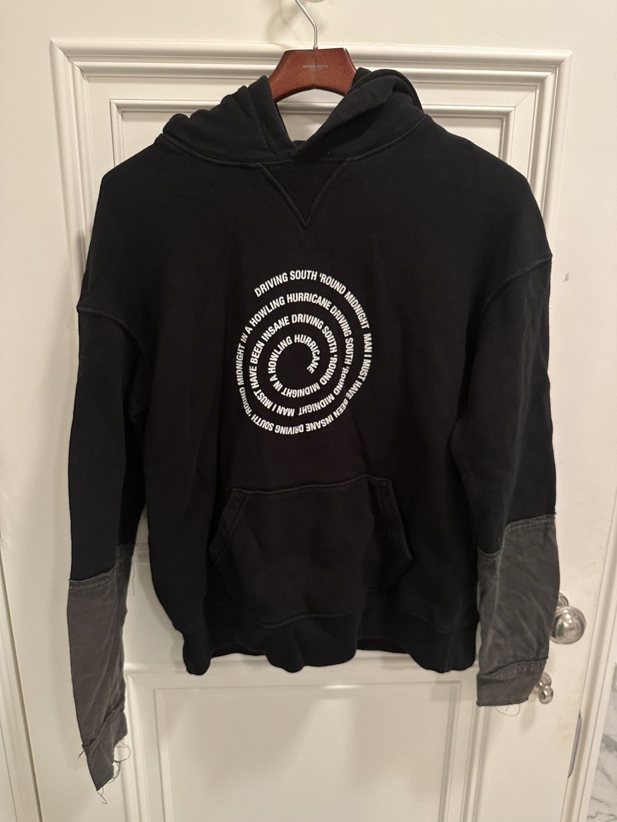 image of Midnight Studios Hurricane Hoodie in Black, Men's (Size Small)