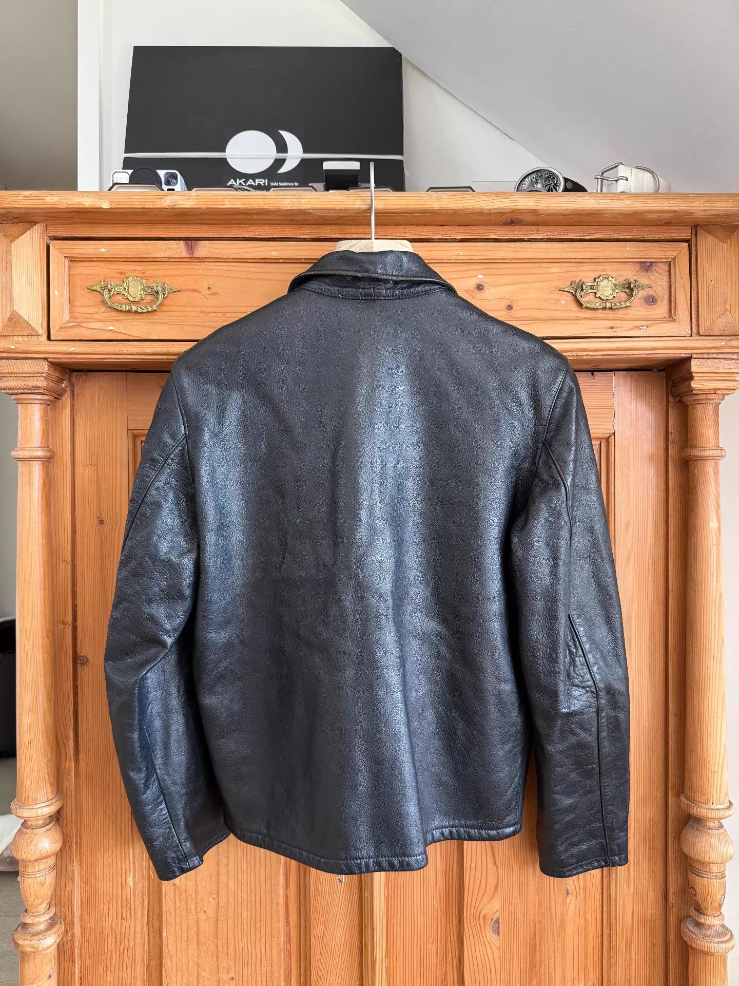 Helmut Lang Helmut Lang Archive Black Leather Jacket 52 Size US L / EU 52-54 / 3 - 4 Thumbnail