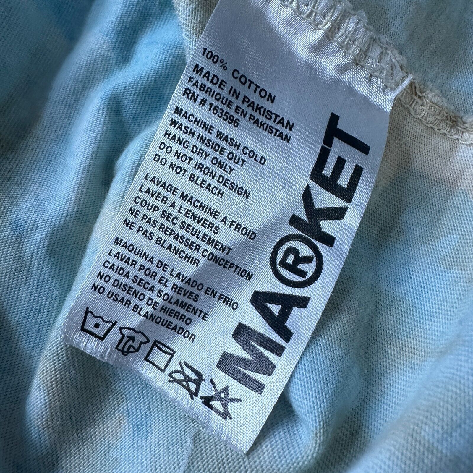 Market Market T-Shirt Men’s Large Tie-Dye Stay Hydrated Cotton Size US L / EU 52-54 / 3 - 7 Thumbnail