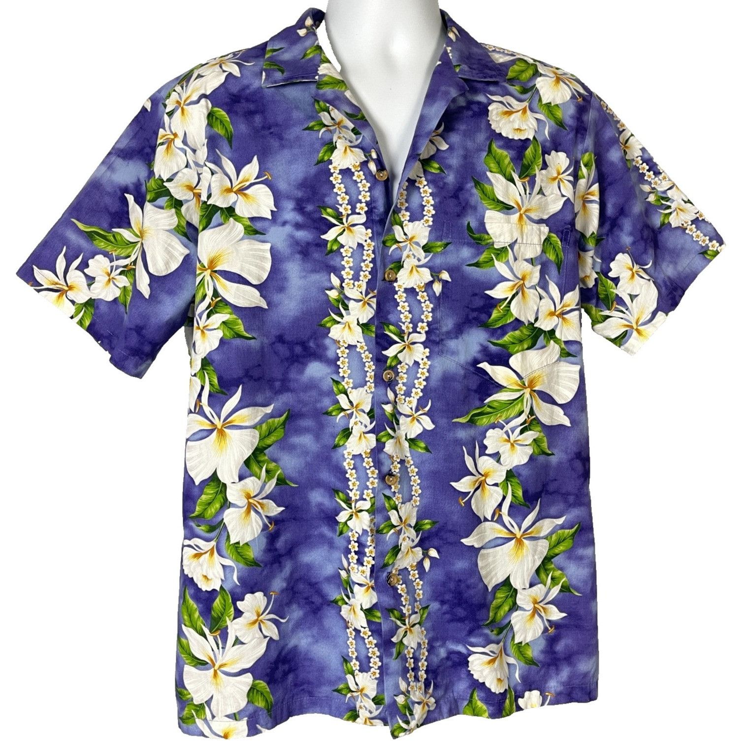 Other Lava Hut Floral Column Print Mens Hawaiian Shirt size Medium Size US M / EU 48-50 / 2 - 4 Thumbnail