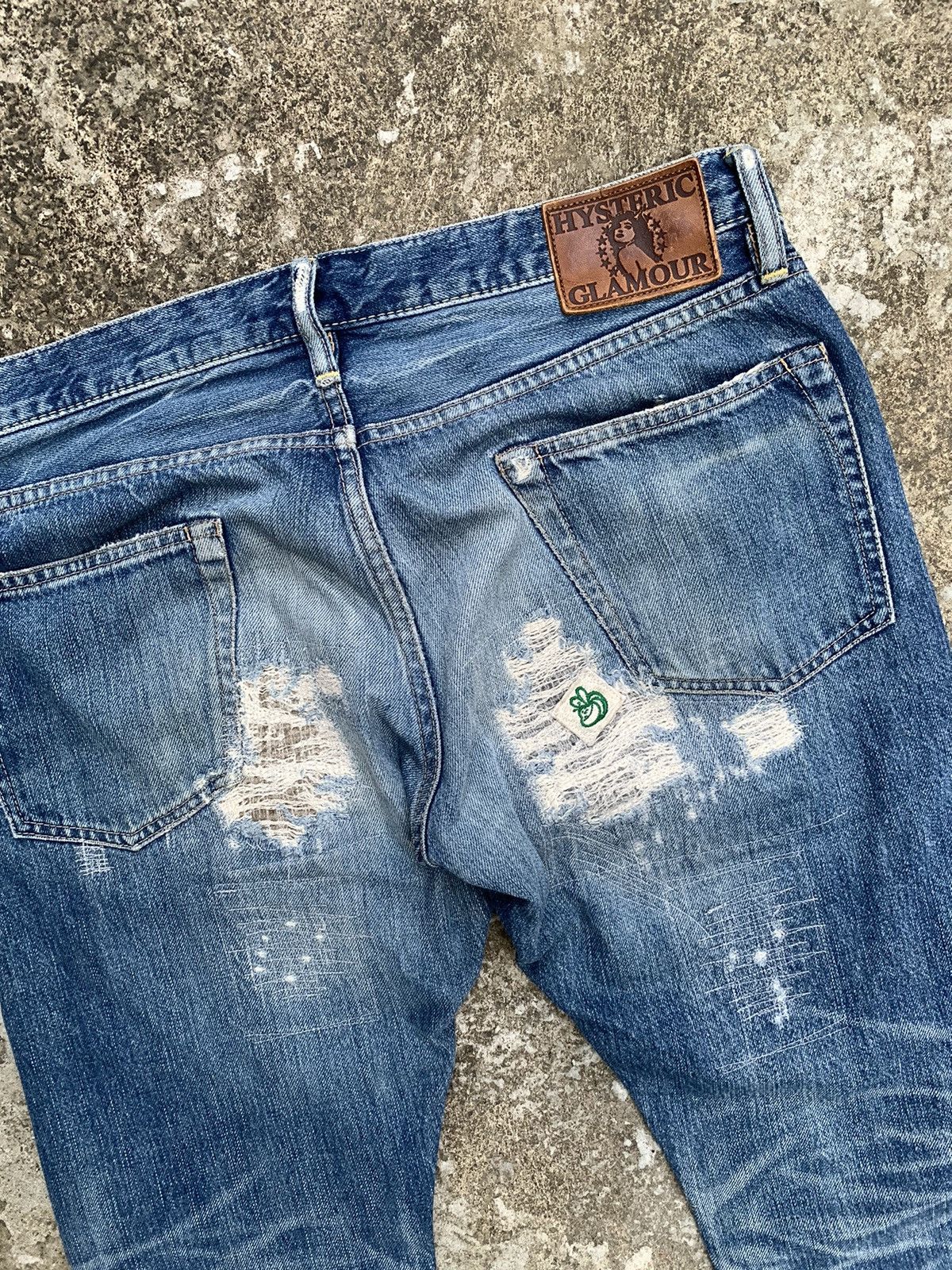 Hysteric Glamour Hysteric Glamour Disstressed Jeans Size US 35 - 6 Thumbnail