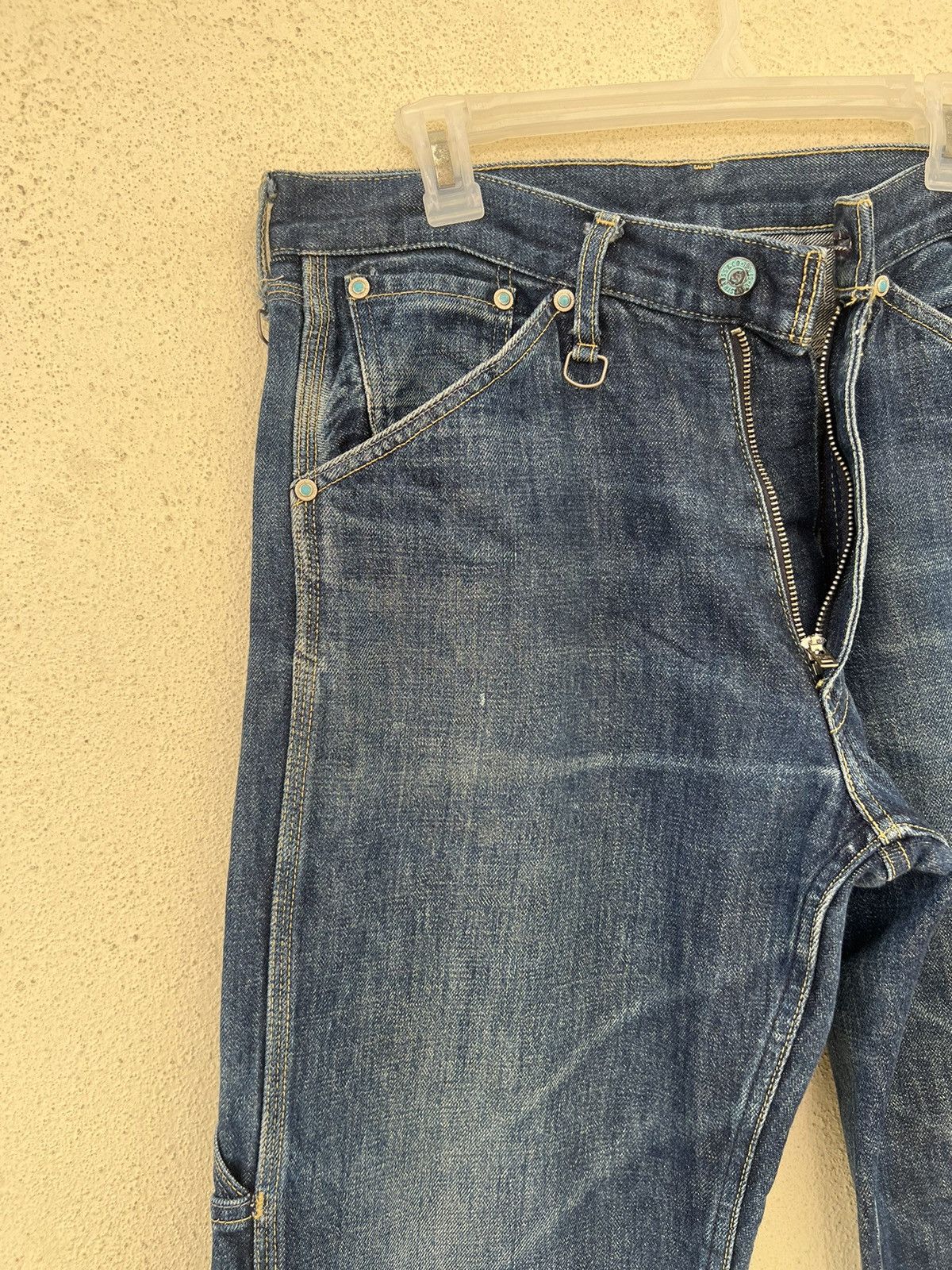 Fragment Design × Levi's 2009 Levi’s Fenom X Fragment Design Denim Carpenter Jeans Size US 34 / EU 50 - 9 Thumbnail