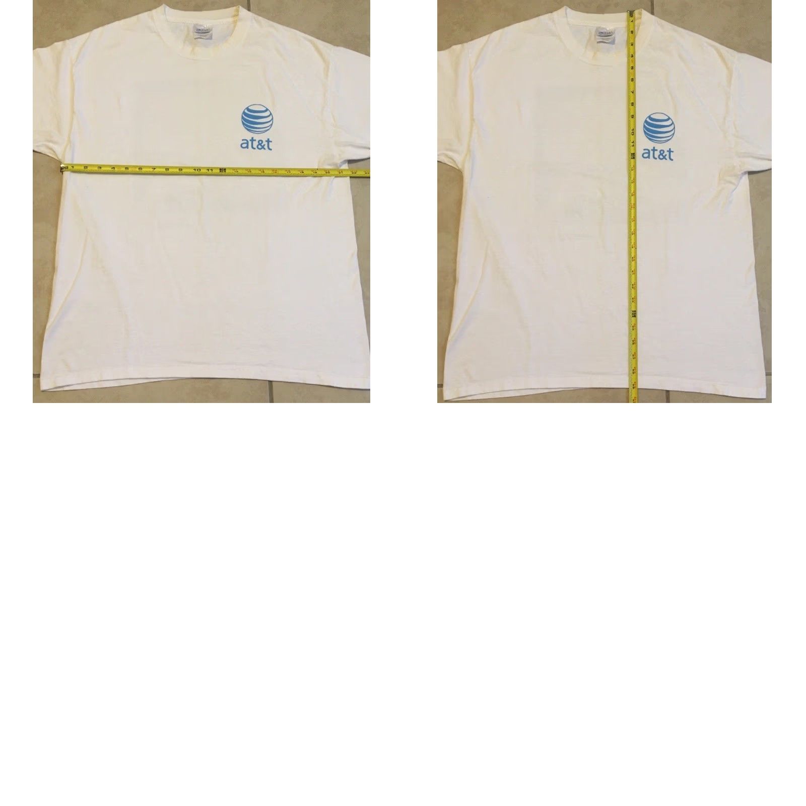 Apple VINTAGE AT&T Shirt Mens L White Cotton Crew Neck Short Sleeve 80s 90s Y2K Retro Tech Phone Funny Grunge Rock California USA Size US L / EU 52-54 / 3 - 9 Thumbnail
