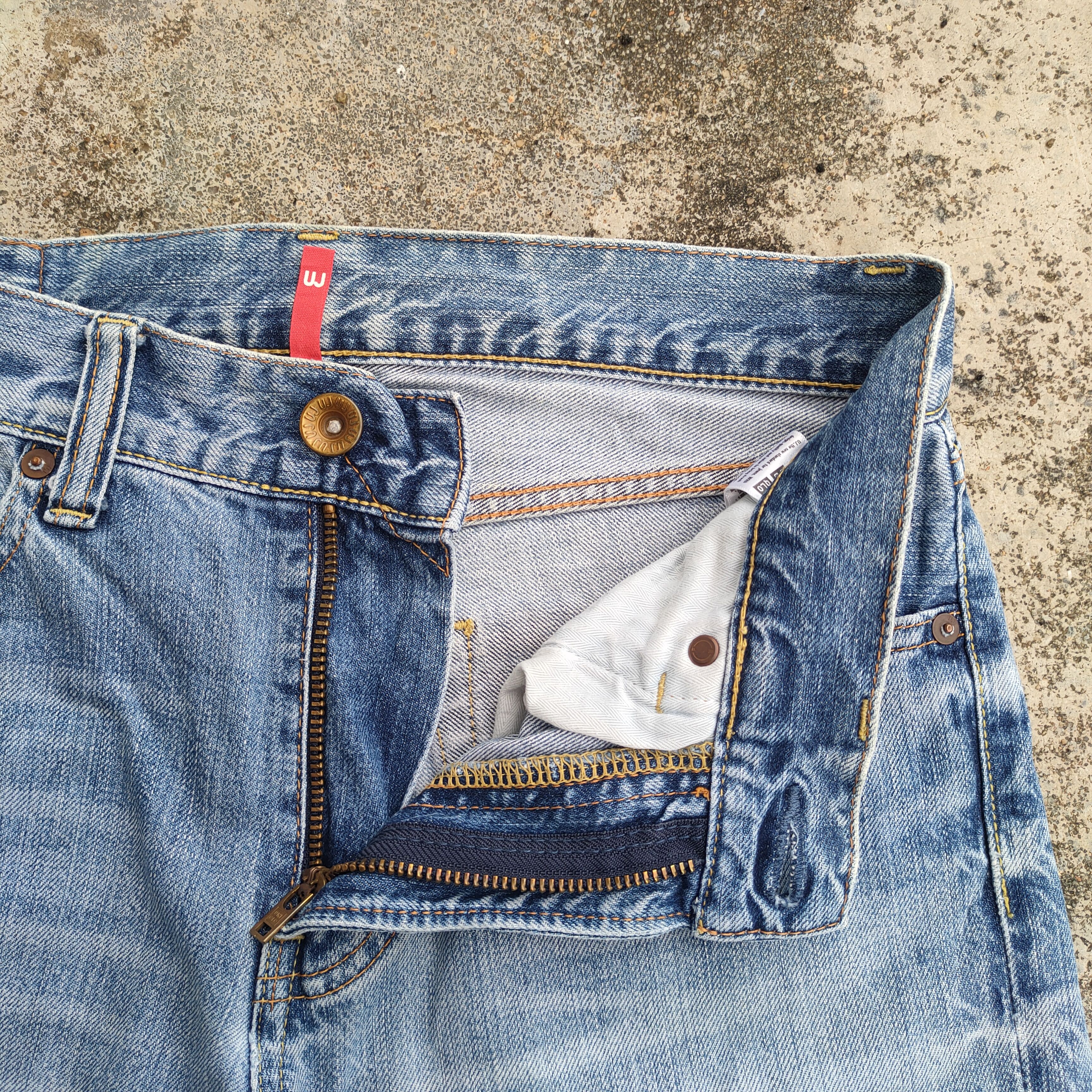 Japanese Brand × Jean × Vintage VINTAGE JAPANESE FADED BLUE DENIM JEANS PANTS Size US 30 / EU 46 - 6 Thumbnail