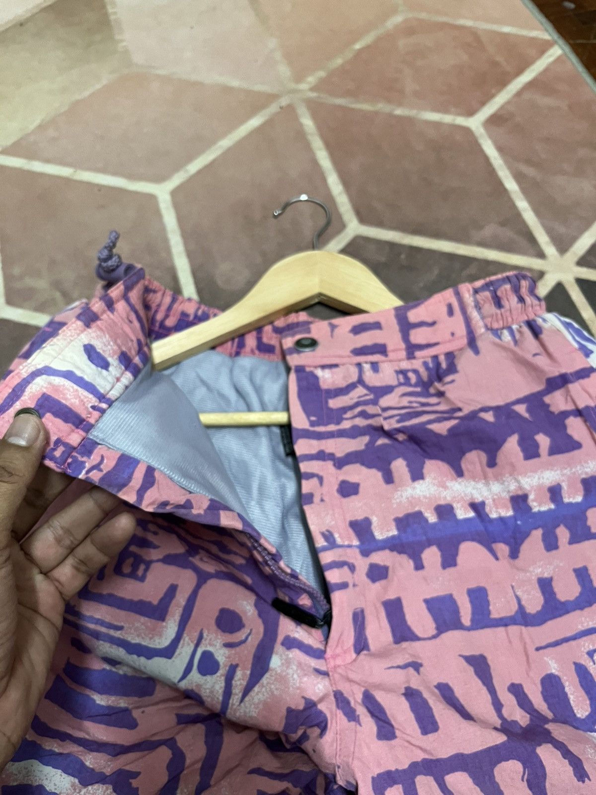 Quicksilver 🔥 90s QUIKSILVER TECHWEAR Outdoor OVERPRINTED TRACKPANTS Size US 32 / EU 48 - 18 Thumbnail