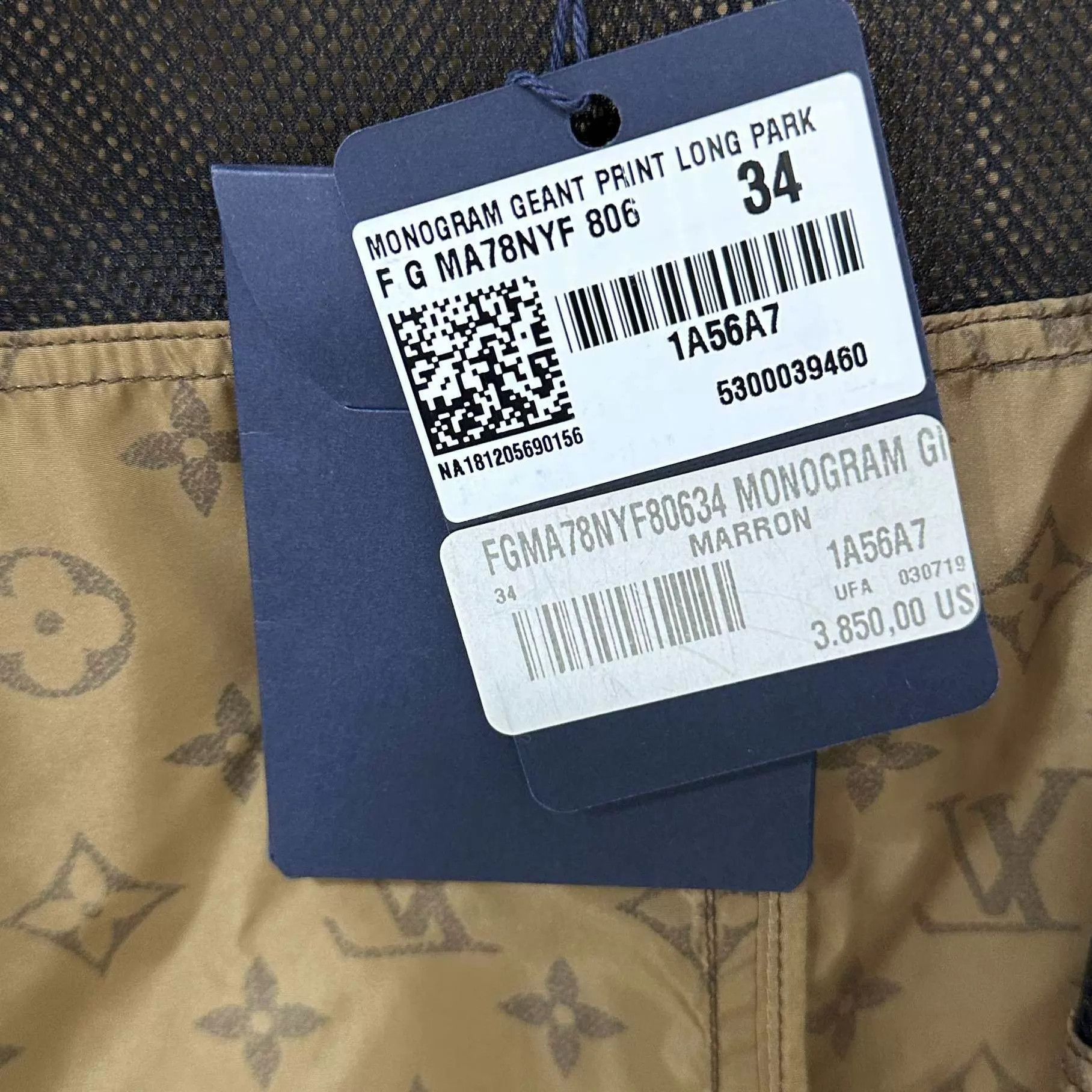 Louis Vuitton LV Brown Monogram Print Tech Fabric Women's Jacket Size XS / US 0-2 / IT 36-38 - 6 Thumbnail