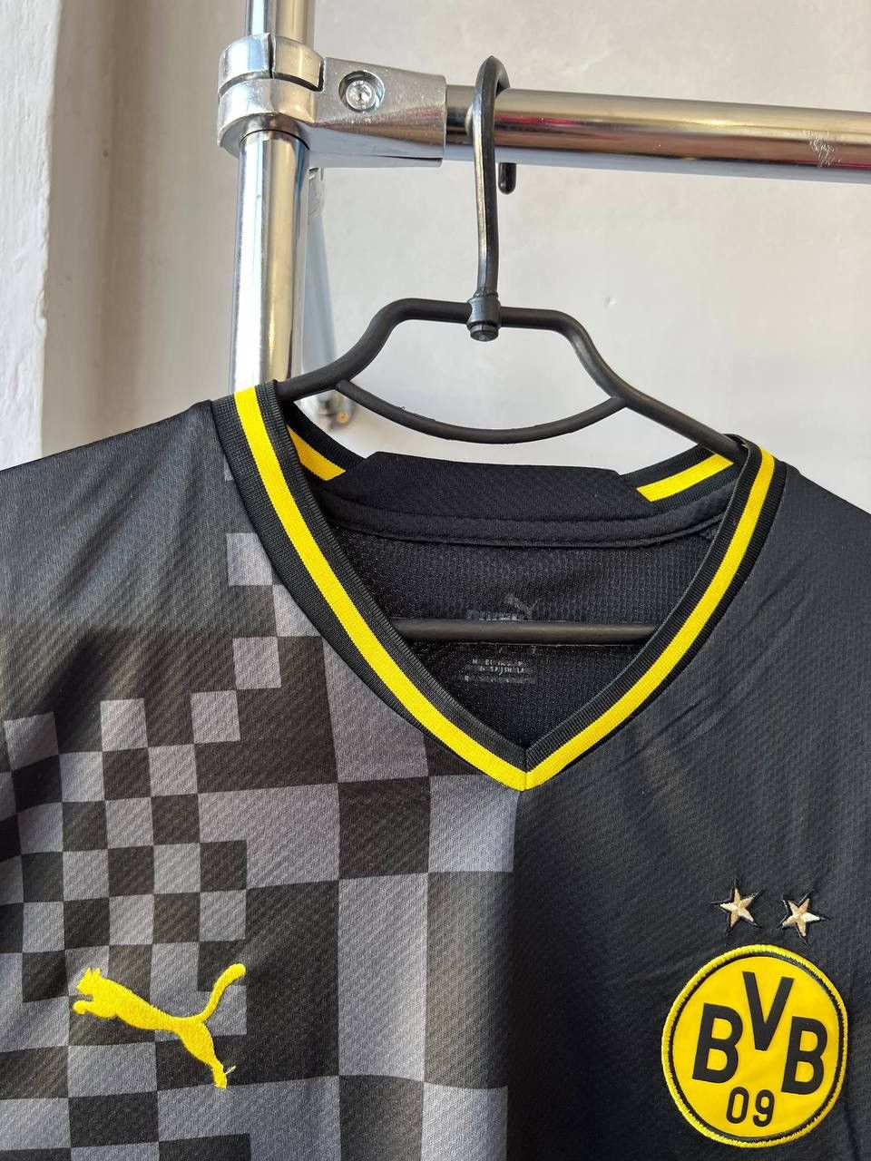 Puma 2022/23 BORUSSIA DORTMUND AWAY SOCCER JERSEY FOOTBALL SHIRT Size US XXL / EU 58 / 5 - 5 Thumbnail