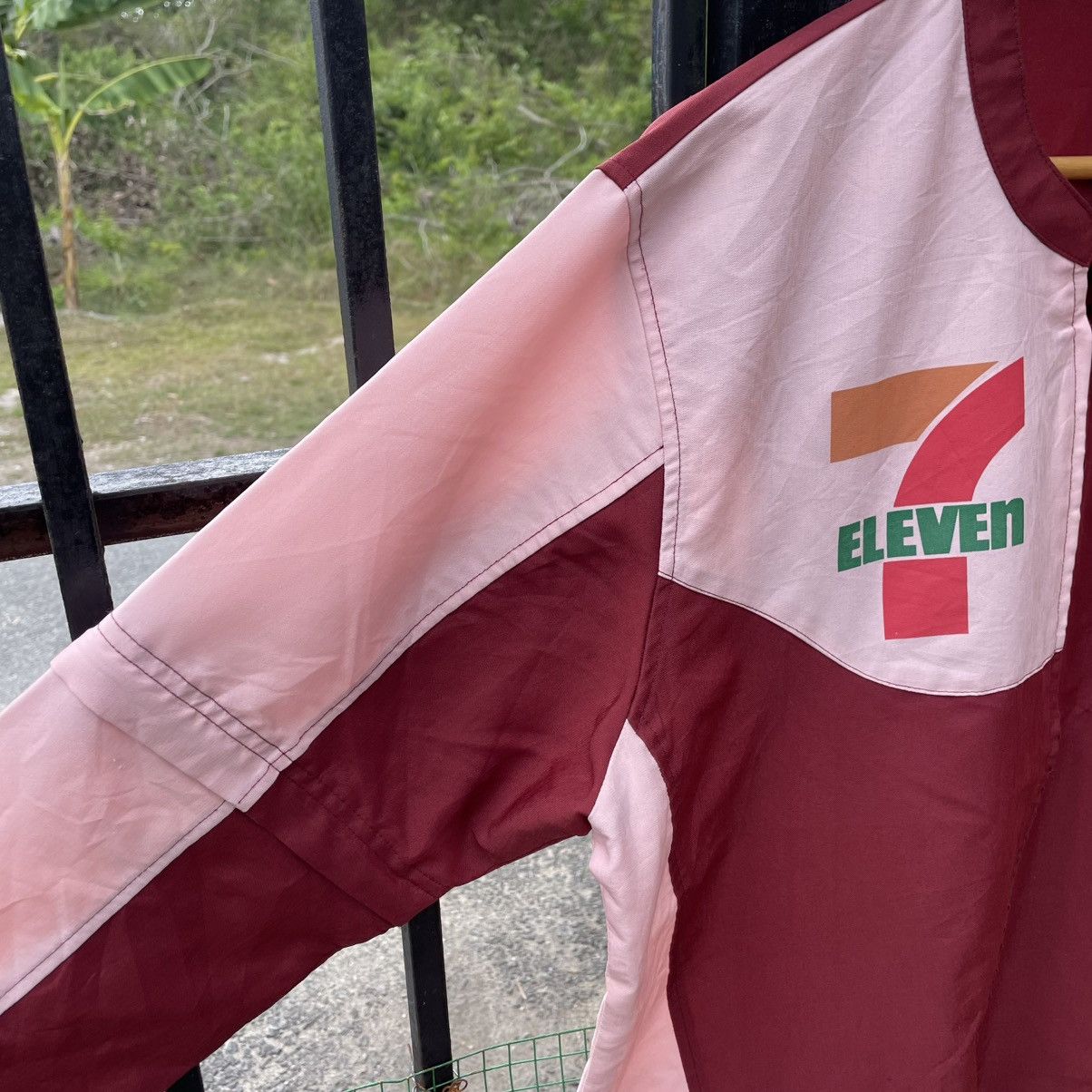 Japanese Brand 🔥🇯🇵Vintage Seven Eleven Full Zipper Workers Light Jacket Size US M / EU 48-50 / 2 - 7 Thumbnail