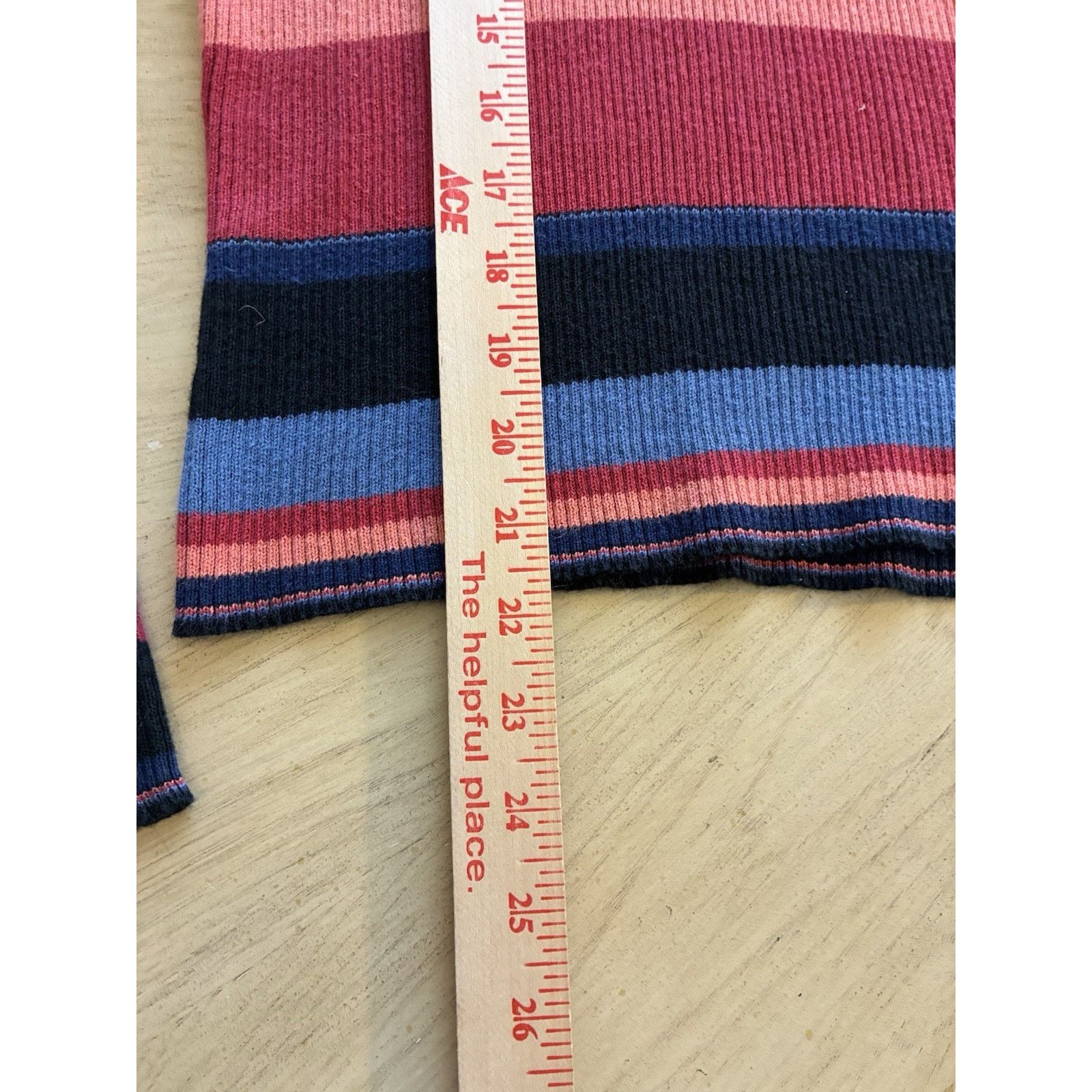 Mossimo VTG 90s Mossimo Striped Knit Turtleneck Sweater Grunge M Size M / US 6-8 / IT 42-44 - 8 Thumbnail