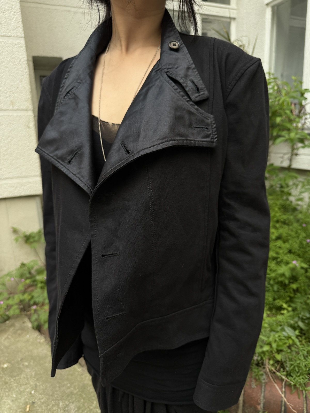 Ann Demeulemeester Ann Demeulemeester buttons biker jacket Size XXS / US 00 / IT 34 - 3 Thumbnail