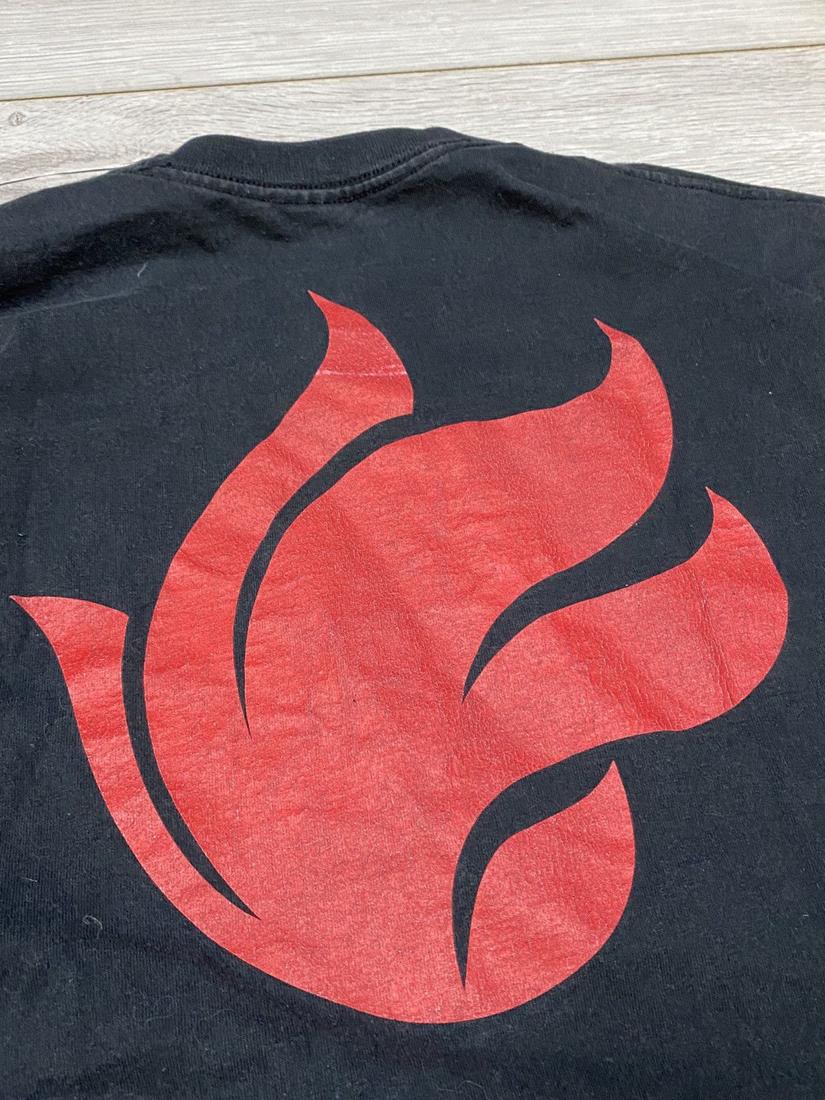 Vintage Rammstein 🔥 2005 Benzin faded vintage flame t-shirt graphic Size US M / EU 48-50 / 2 - 7 Thumbnail